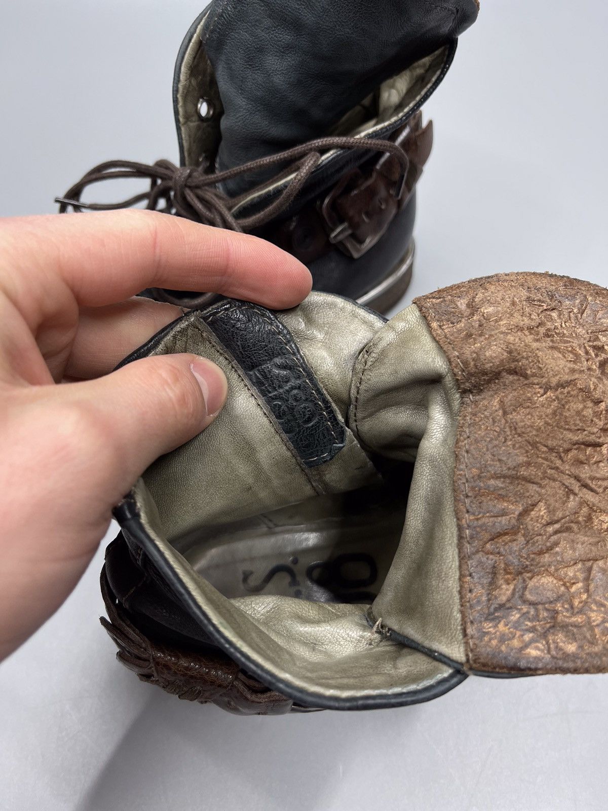 Japanese Brand × Vintage A.S 98 Boots Leather Style Rick Owens Size US 6 / IT 36 - 10 Thumbnail