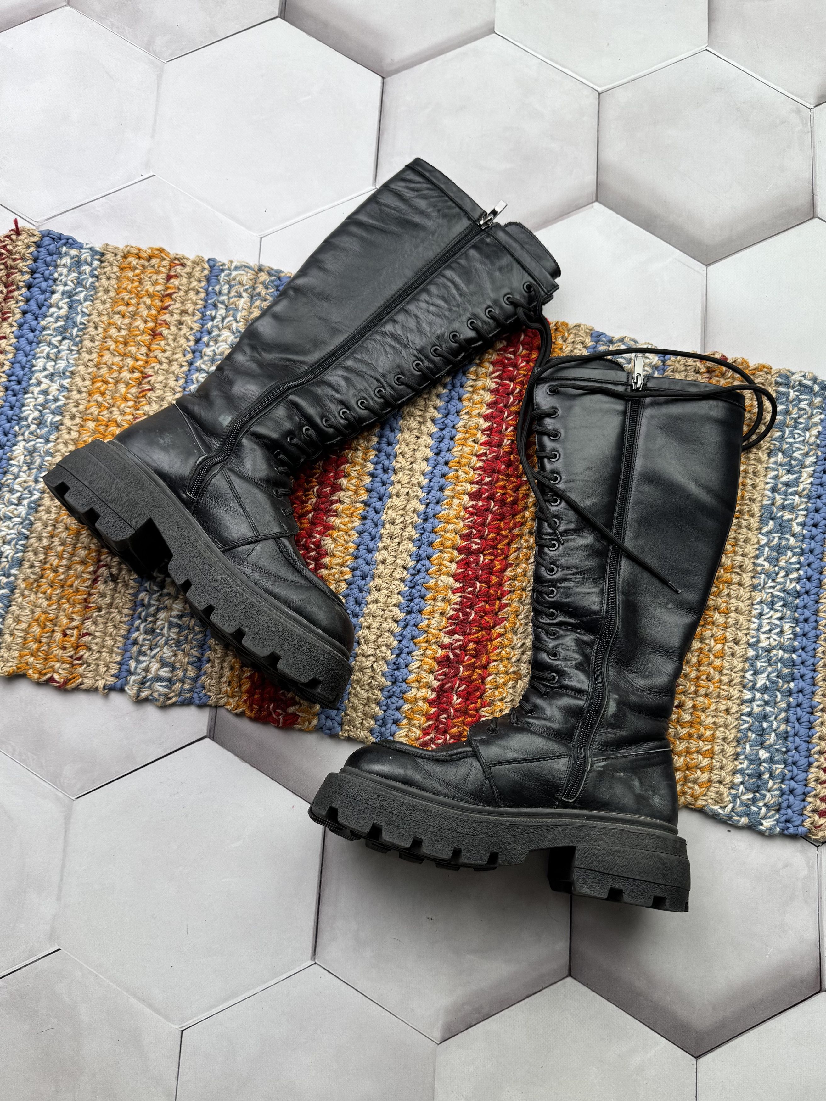 Vintage Vintage Leather Oversized Boots Size US 9 / IT 39 - 4 Thumbnail