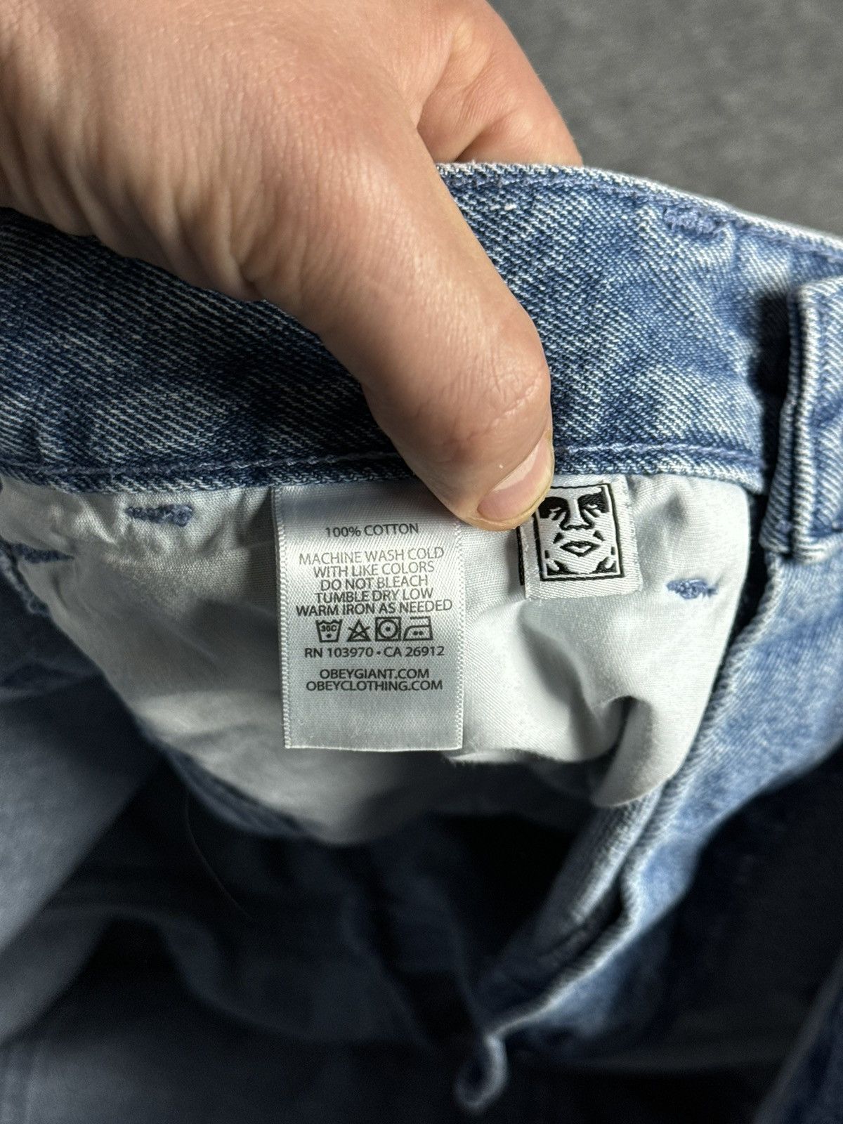 Obey Y2K obey carpenter loose baggy pants denim jeans Size US 28 / EU 44 - 9 Thumbnail