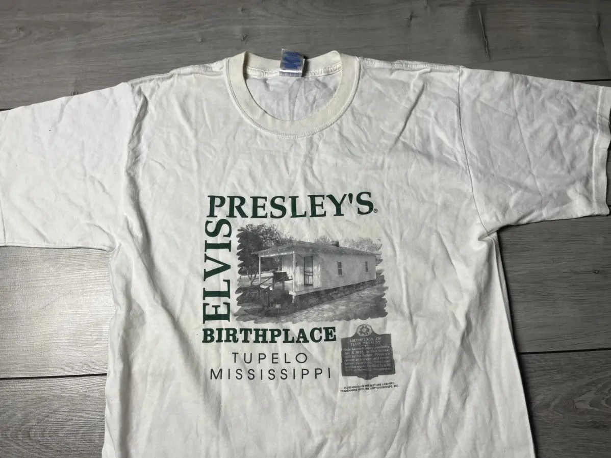 Band Tees Elvis Presley T-shirt birthplace vintage size Large Size US L / EU 52-54 / 3 - 3 Thumbnail
