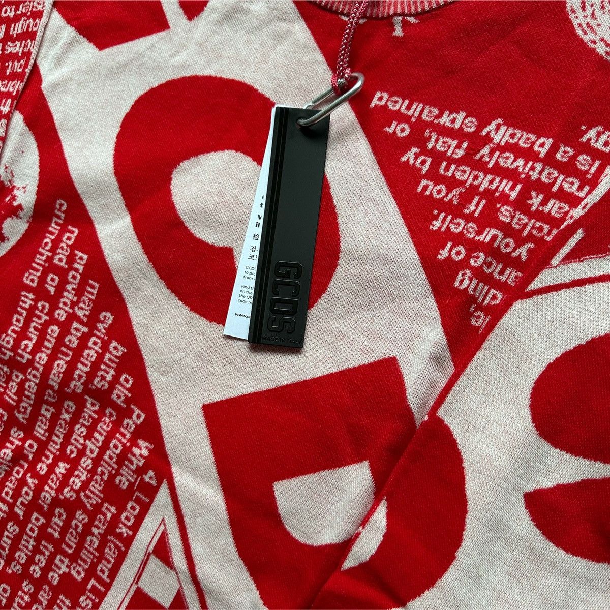 GCDS GCDS Universal Flag Jacquard Sweatshirt Size US S / EU 44-46 / 1 - 4 Thumbnail