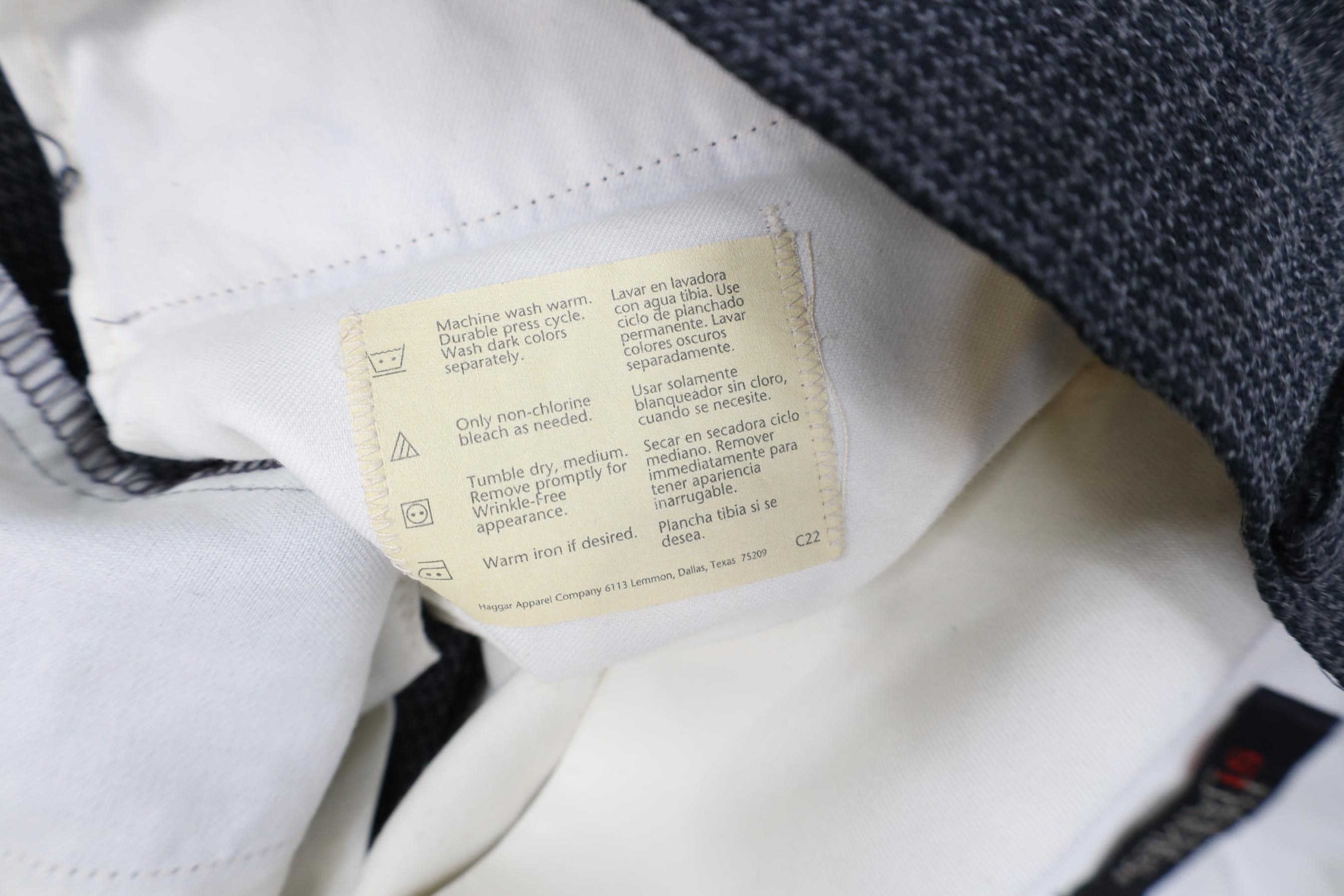 Vintage Vintage 90s Streetwear Gabardine Wool Wide Leg Pants Size US 36 / EU 52 - 8 Thumbnail