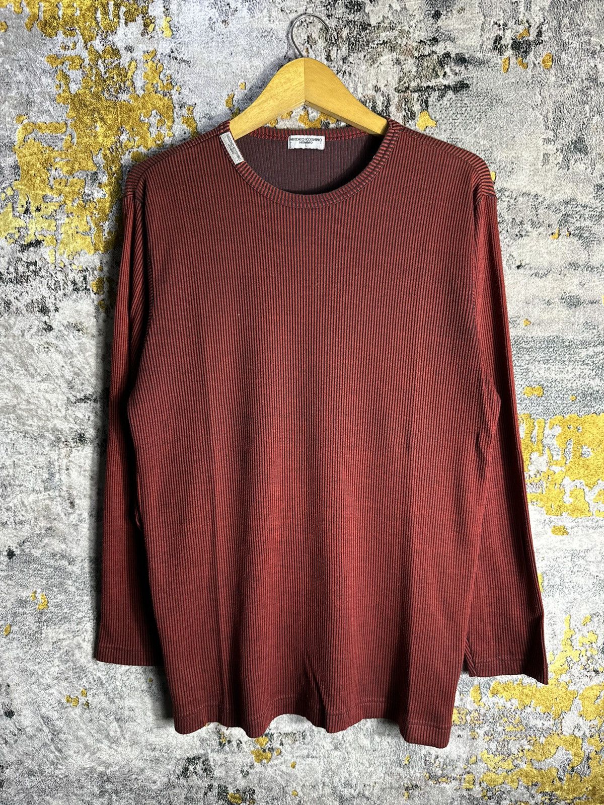Hiroko Koshino Homme 2000s Archive HIROKO KOSHINO - WESTERN THERMAL LONG SLEEVE Size US M / EU 48-50 / 2 - 1 Thumbnail