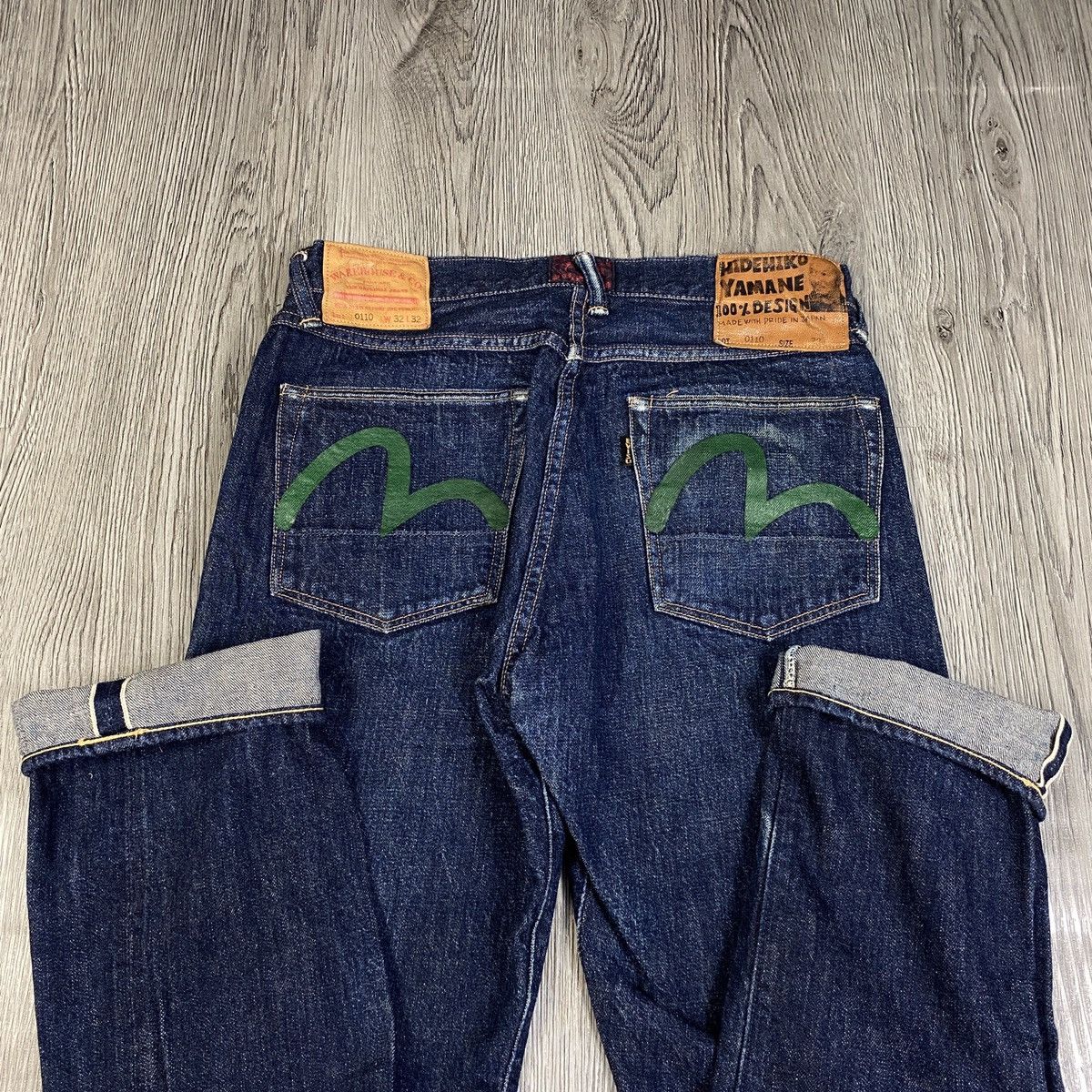 Evisu × Warehouse & Co. Evisu Hidehiko Yamane X Warehouse & Co. Selvedge Pants Size US 32 / EU 48 - 14 Thumbnail