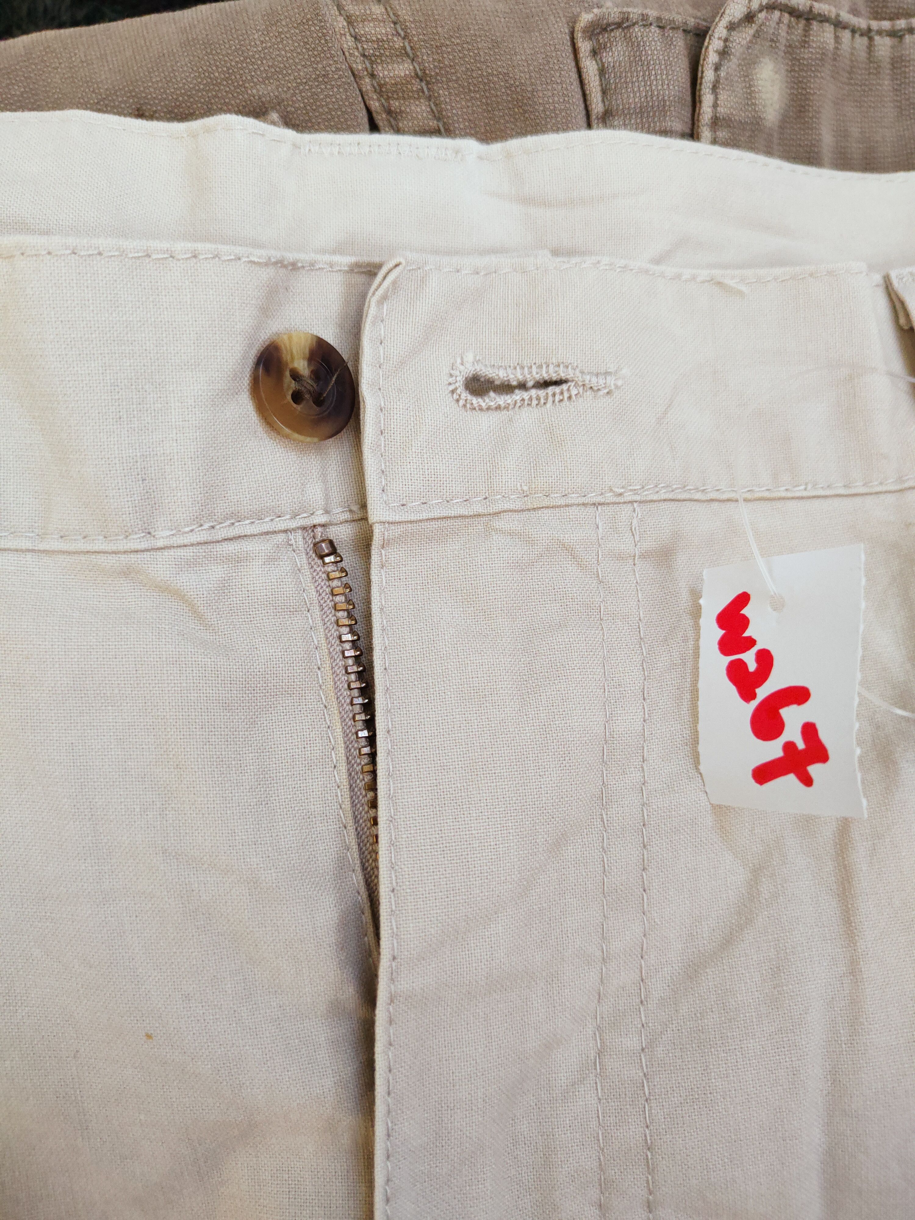 L.L. Bean L.L.Bean Beige Multipocket Tactical Cargo Pants #W267 Size US 33 - 14 Thumbnail