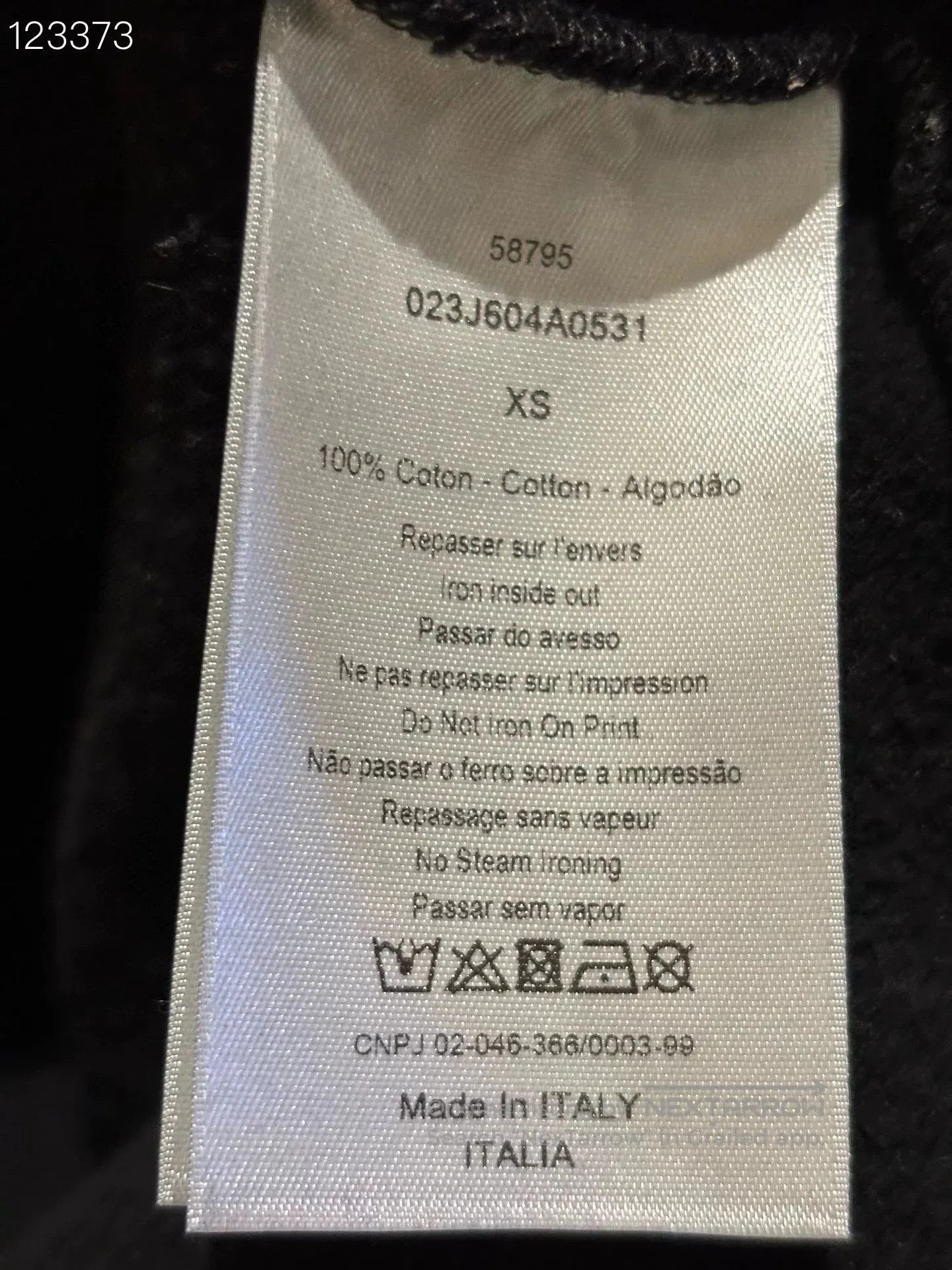 Dior Dior Classic 3D Print Black Sweatshirt. Size US S / EU 44-46 / 1 - 4 Thumbnail