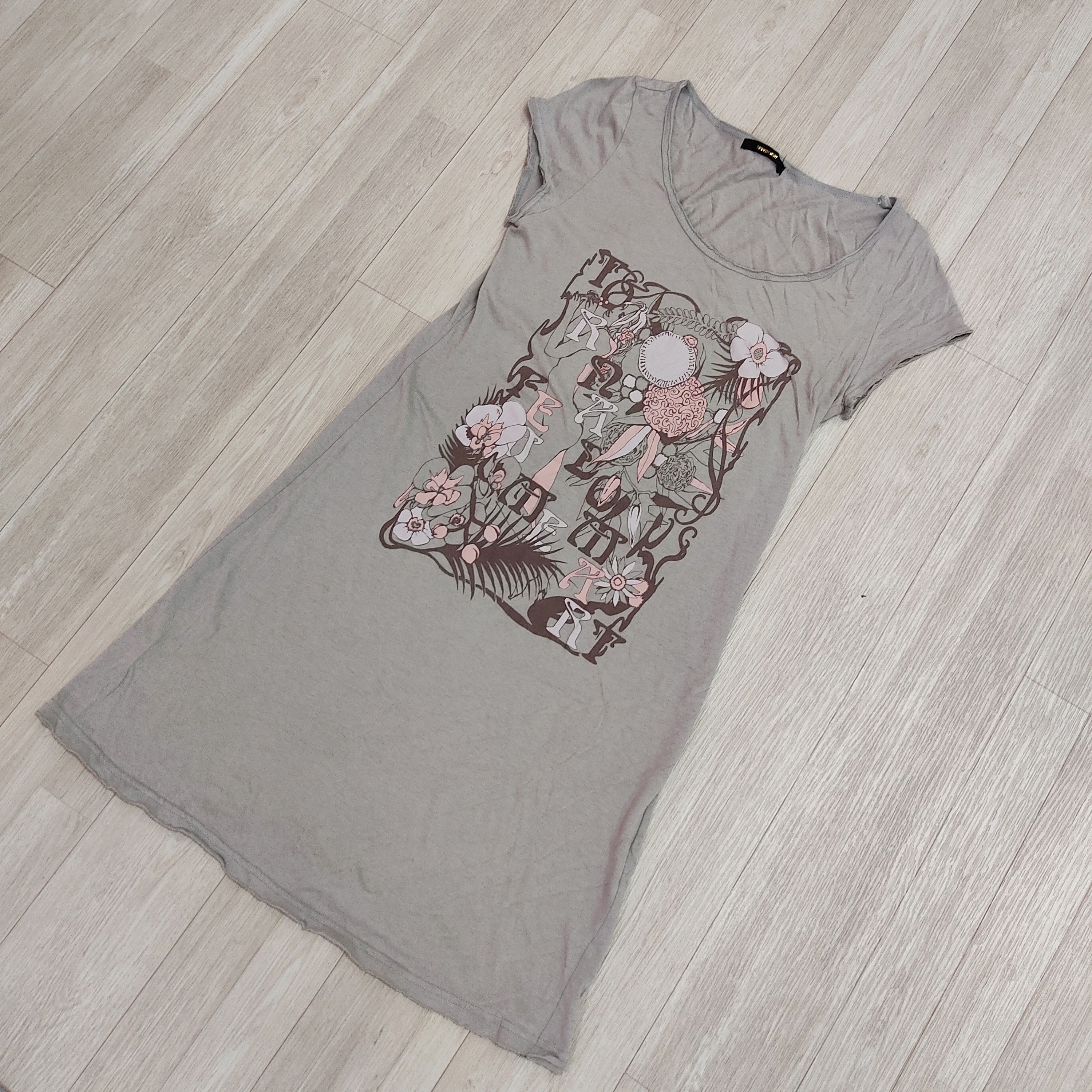 Tornado Mart Tornado Mart Soft Polyester Cotton Graphic Dress Tee Size S / US 4 / IT 40 - 7 Thumbnail