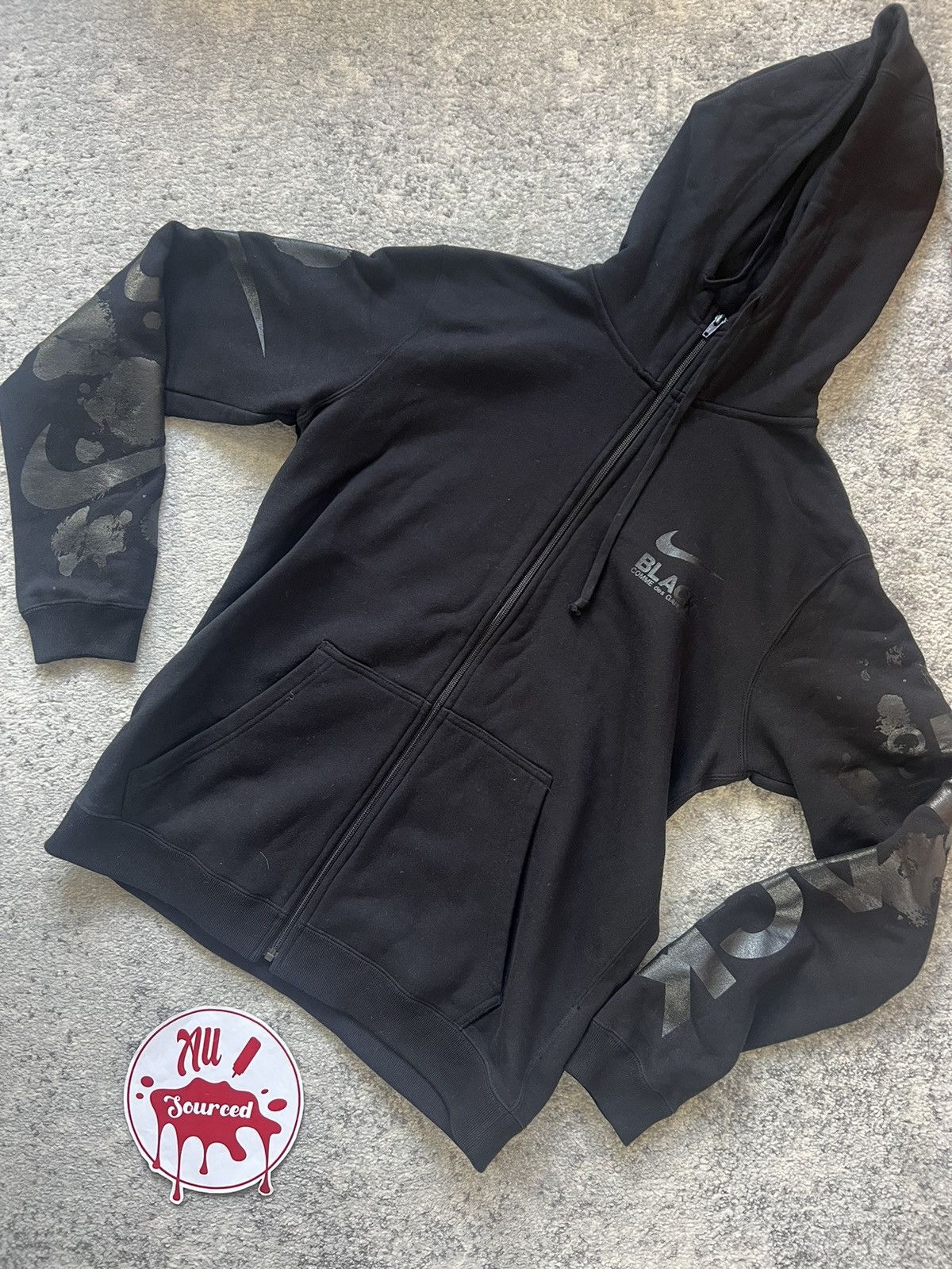 Nike Comme Des Garcons Hoody Hoodie Cdg Grey Label Pre-owned] PLAY - Main Image