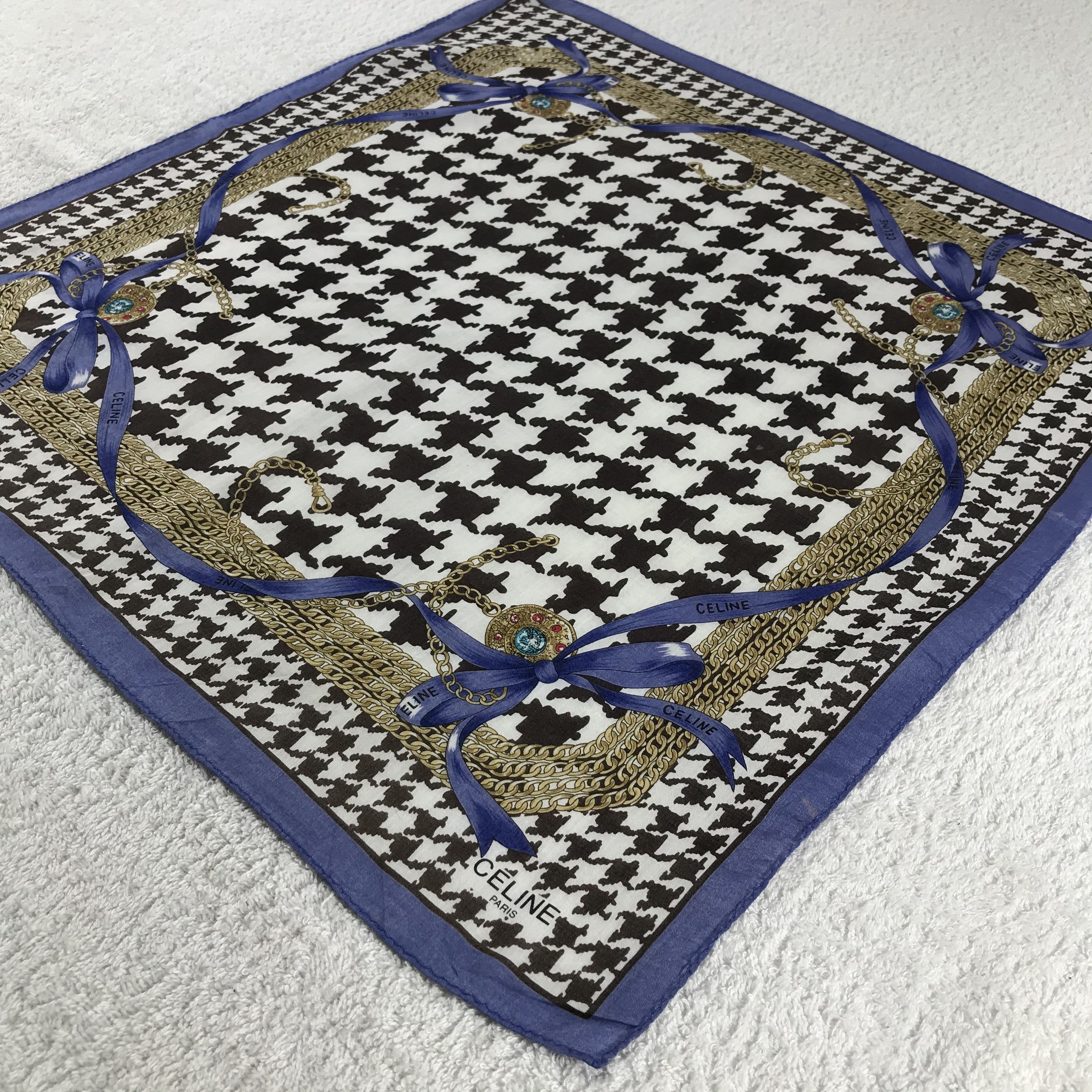 Celine × Vintage Celine Bandana / Handkerchief / Neckerchief - S101 Size ONE SIZE - 2 Thumbnail