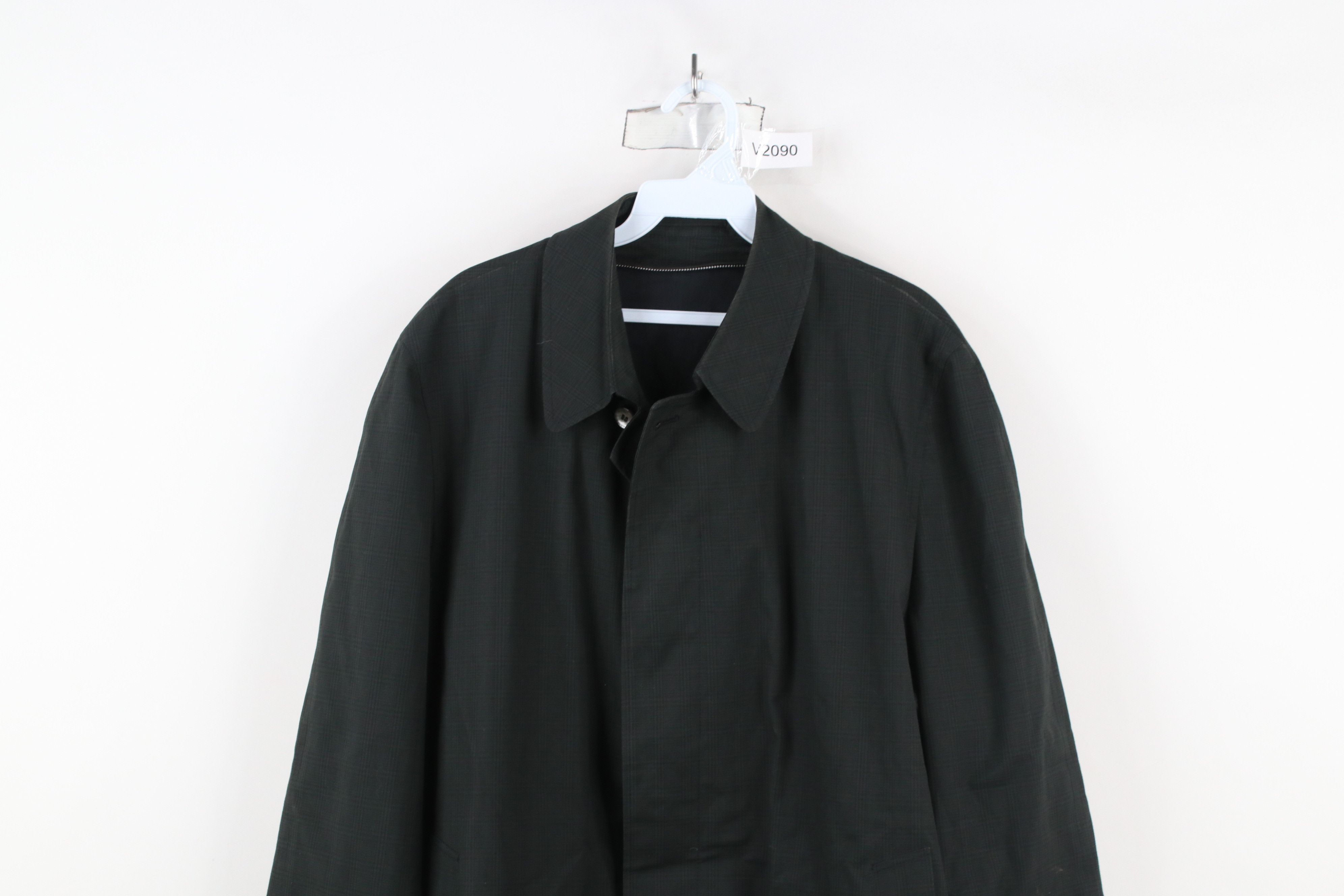 Vintage Vintage 60s 70s Streetwear Trench Coat Rain Jacket Plaid USA Size US XL / EU 56 / 4 - 2 Thumbnail