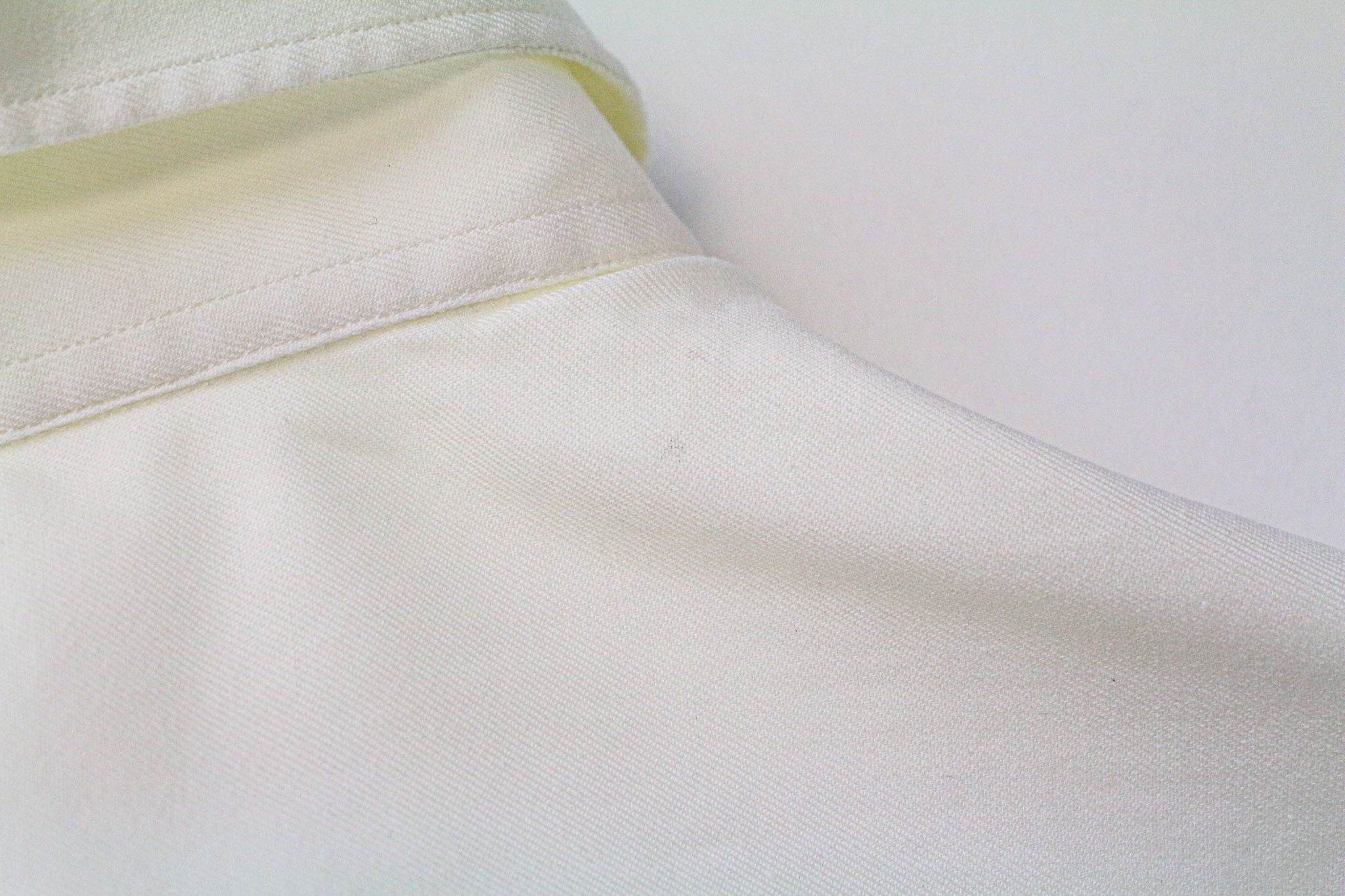 Suitsupply M Slim Fit Off-White Cotton Long Sleeve Shirt 79225 Size US M / EU 48-50 / 2 - 10 Thumbnail