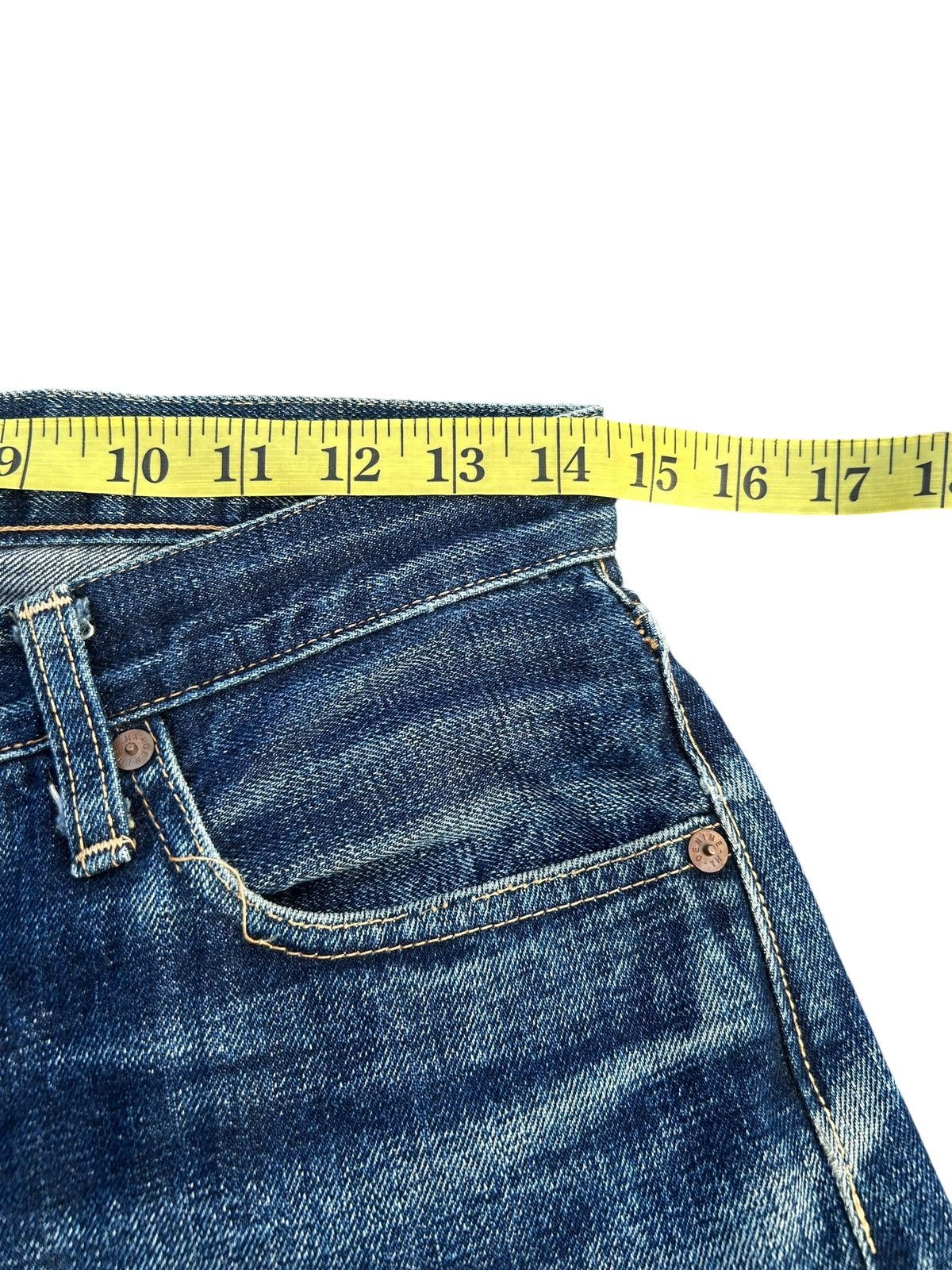 Kapital Thrashed Vintage Denime Selvedge Denim Jeans Size US 29 - 19 Thumbnail