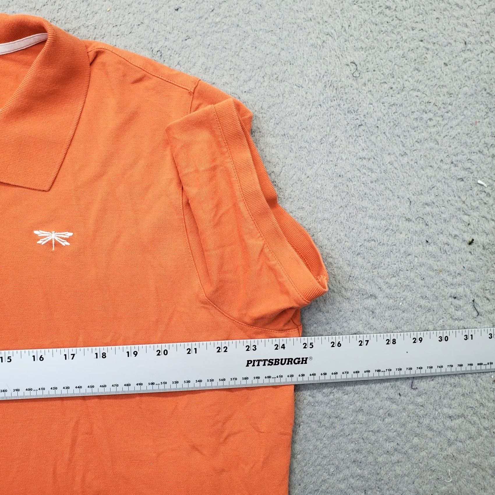 Talbots Talbots Polo Shirt Womens 3X Orange Stretch Short Sleeve Logo Embroidered Polo Shirt Size XXL / US 16-18 / IT 52-54 - 4 Thumbnail