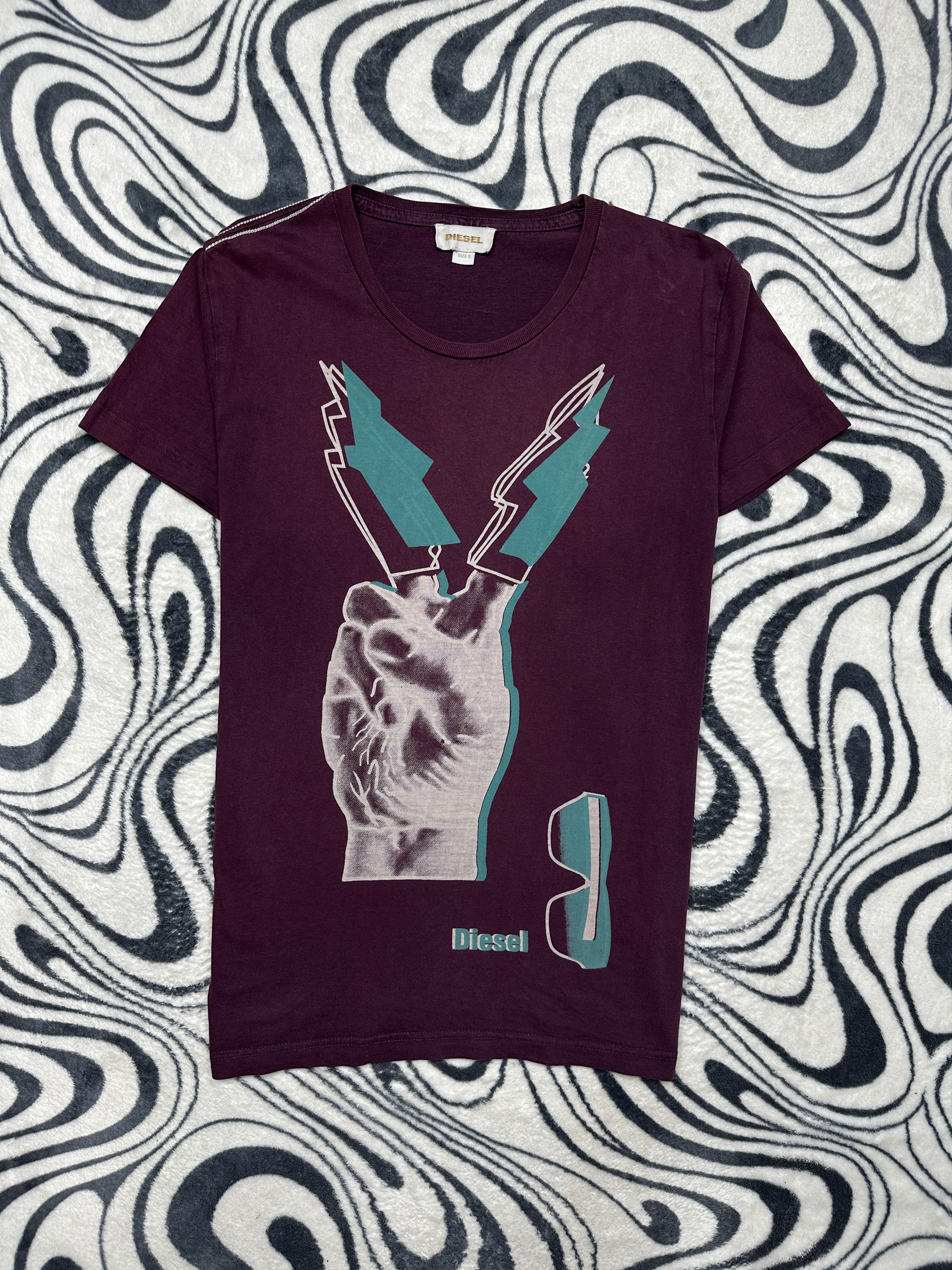 Diesel Diesel Vintage Mens T-Shirt Tee Y2K Size US S / EU 44-46 / 1 - 1 Thumbnail