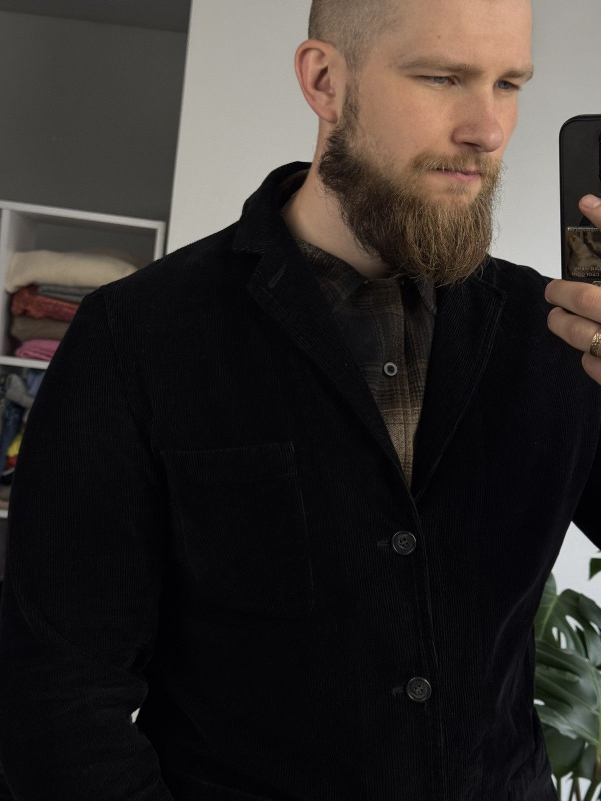 Hartford Hartford corduroy black blazer size 54 (L-XL) Size US L / EU 52-54 / 3 - 11 Thumbnail