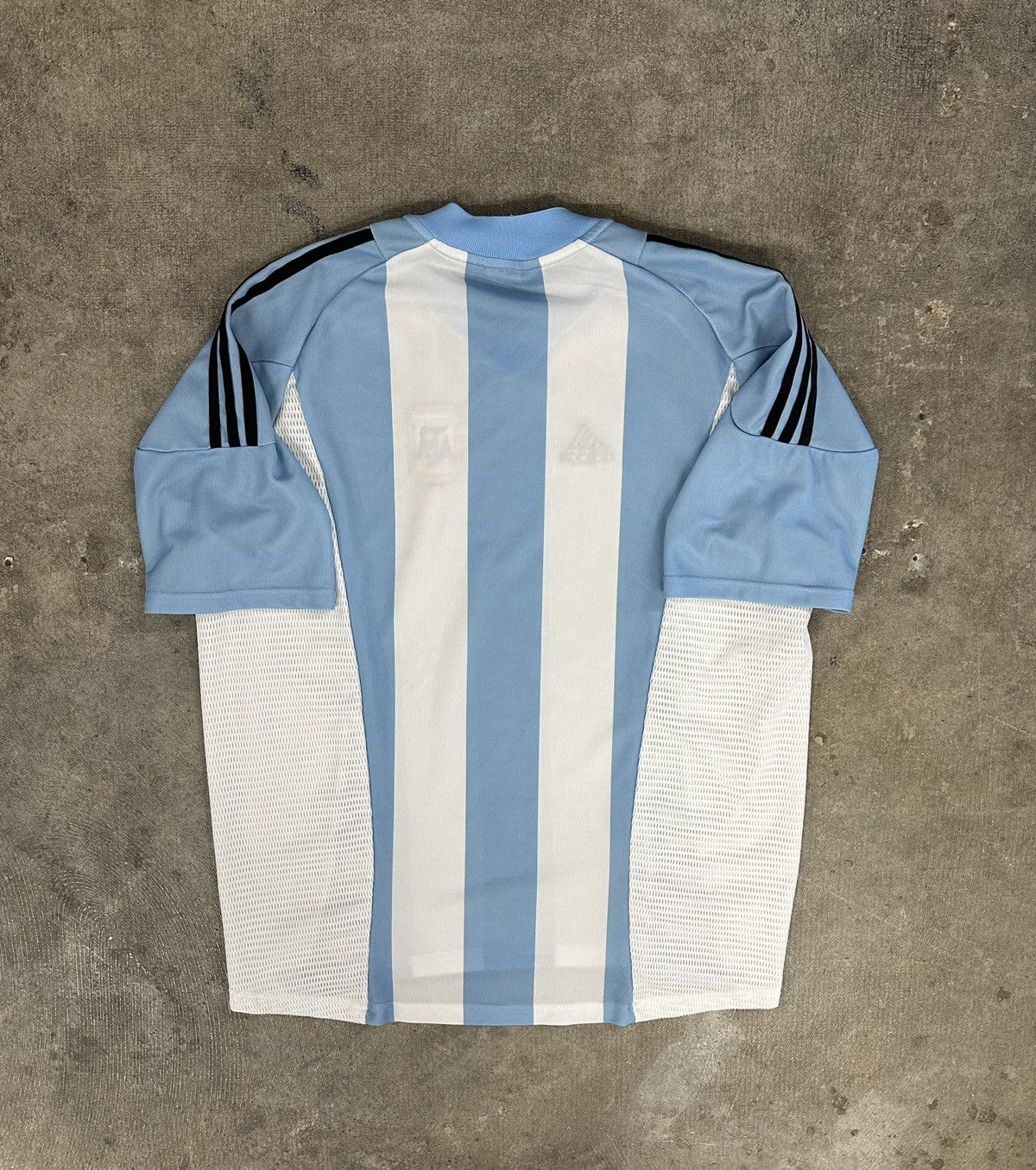Adidas × Vintage Adidas 02-03 Argentina Soccer Jersey Kit World Cup RARE Size US XL / EU 56 / 4 - 2 Thumbnail