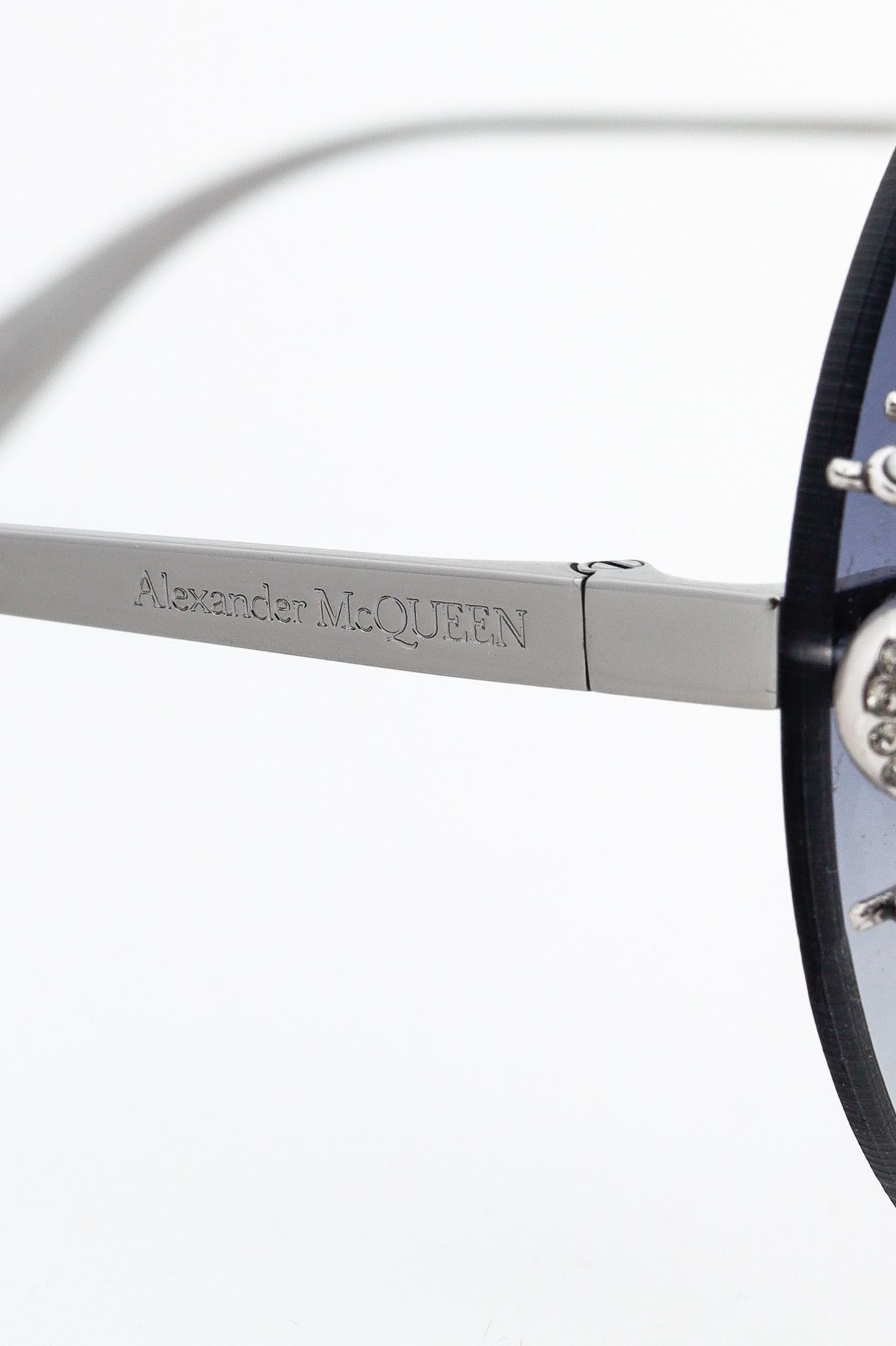 Alexander McQueen Alexander McQueen AM0207S Spider-Embellished Sunglasses Size ONE SIZE - 6 Thumbnail