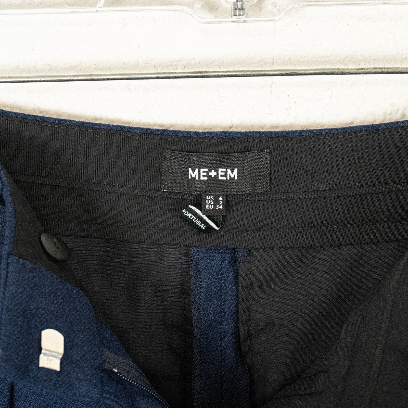 ME+EM ME+EM Pleat Front Pant Italian wool Deep indigo blue 6UK 2US Size 26" / US 2 / IT 38 - 10 Thumbnail