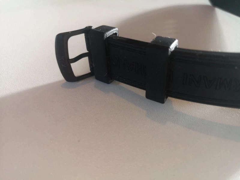 Designer AX smartwatch black rubber strap watch Size ONE SIZE - 3 Thumbnail
