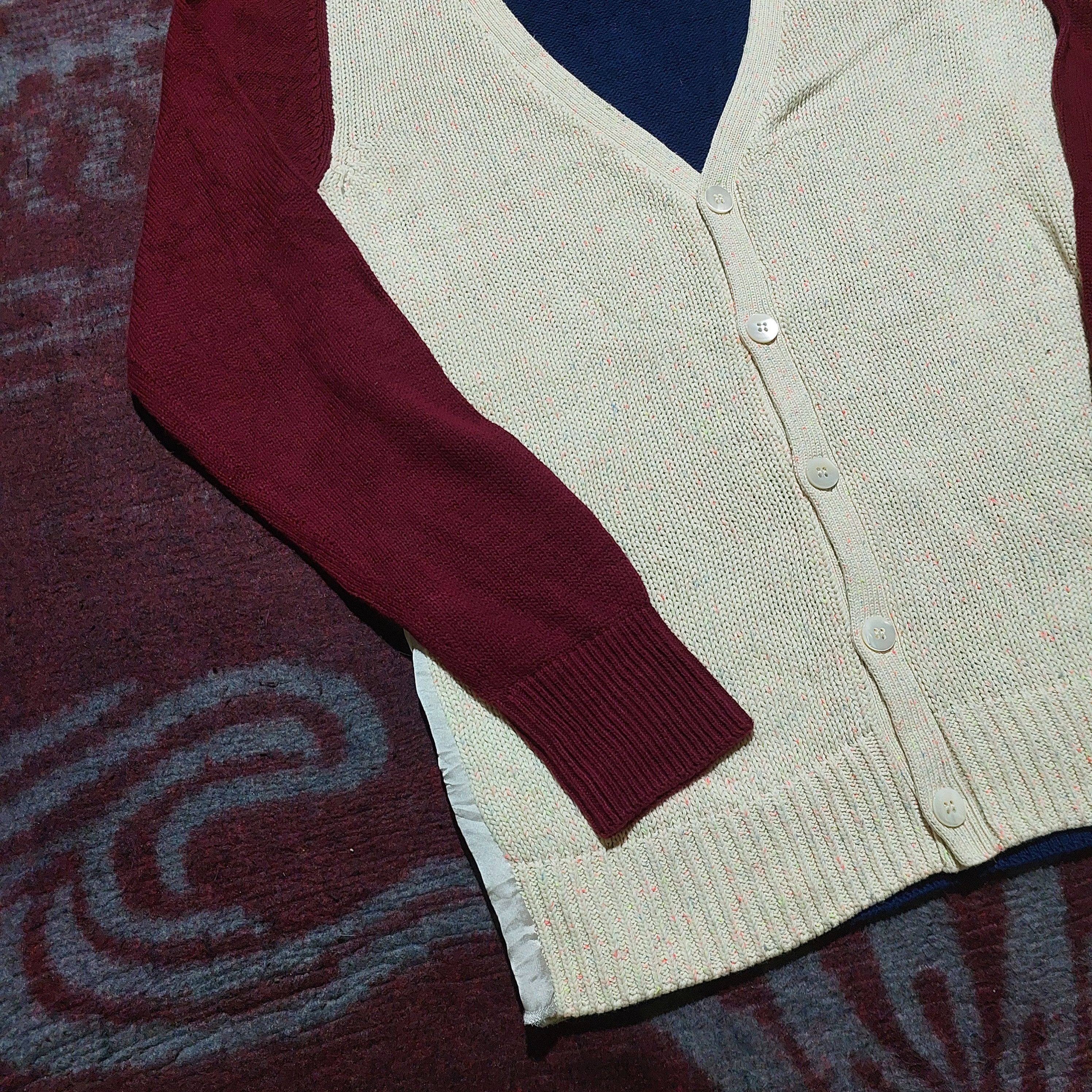 Issey Miyake SunaoKuwahara issey miyake color block cardigan Size US M / EU 48-50 / 2 - 5 Thumbnail