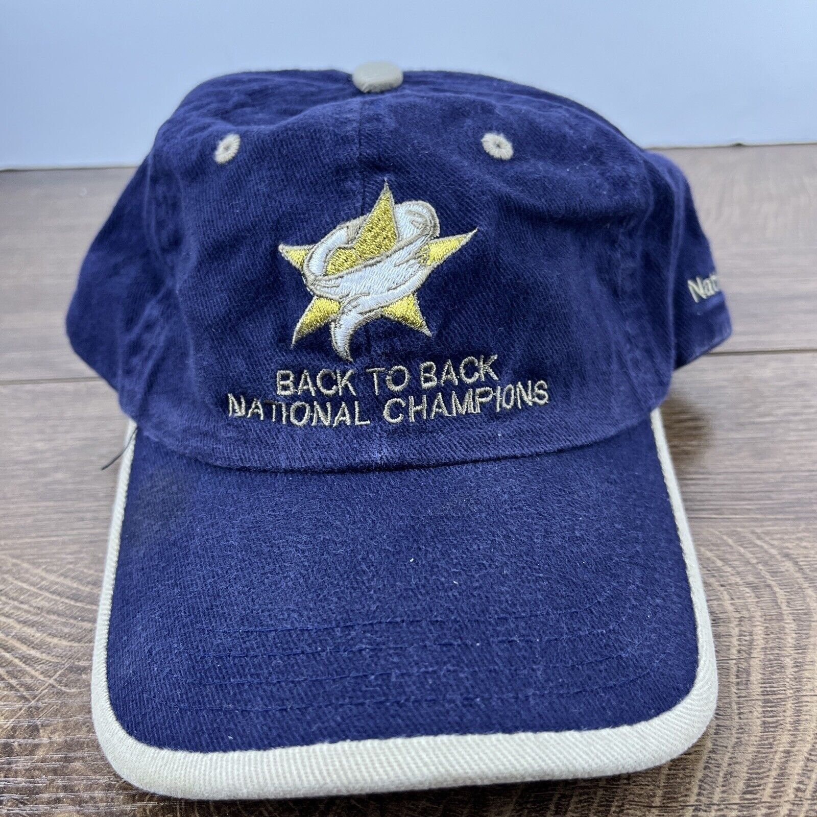 Other Stars Back to Back Champions Hat Blue Hat Adjustable Blue Ad Size ONE SIZE - 3 Thumbnail