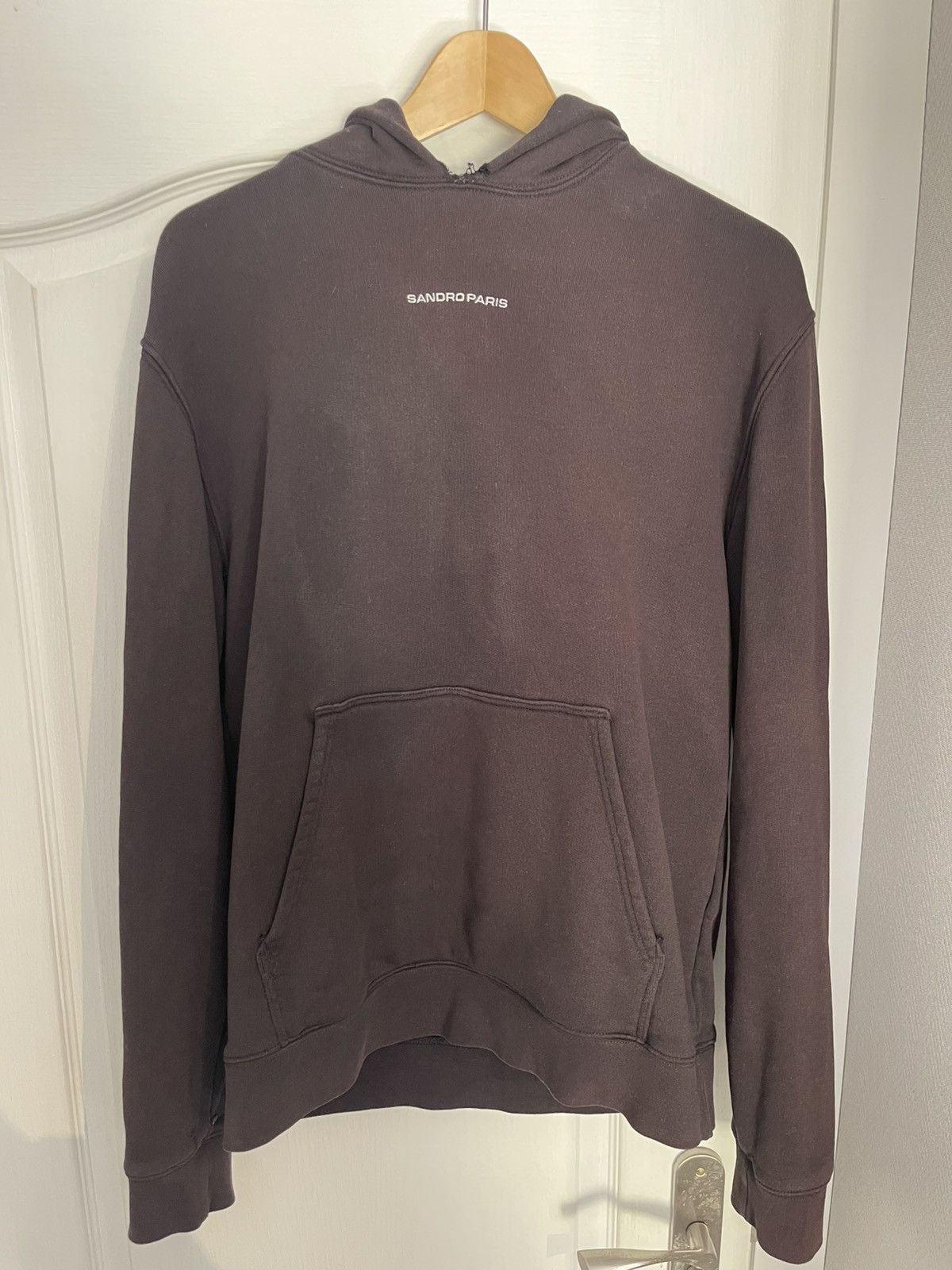 Sandro Faded black Sandro Paris hoodie Size US M / EU 48-50 / 2 - 1 Thumbnail