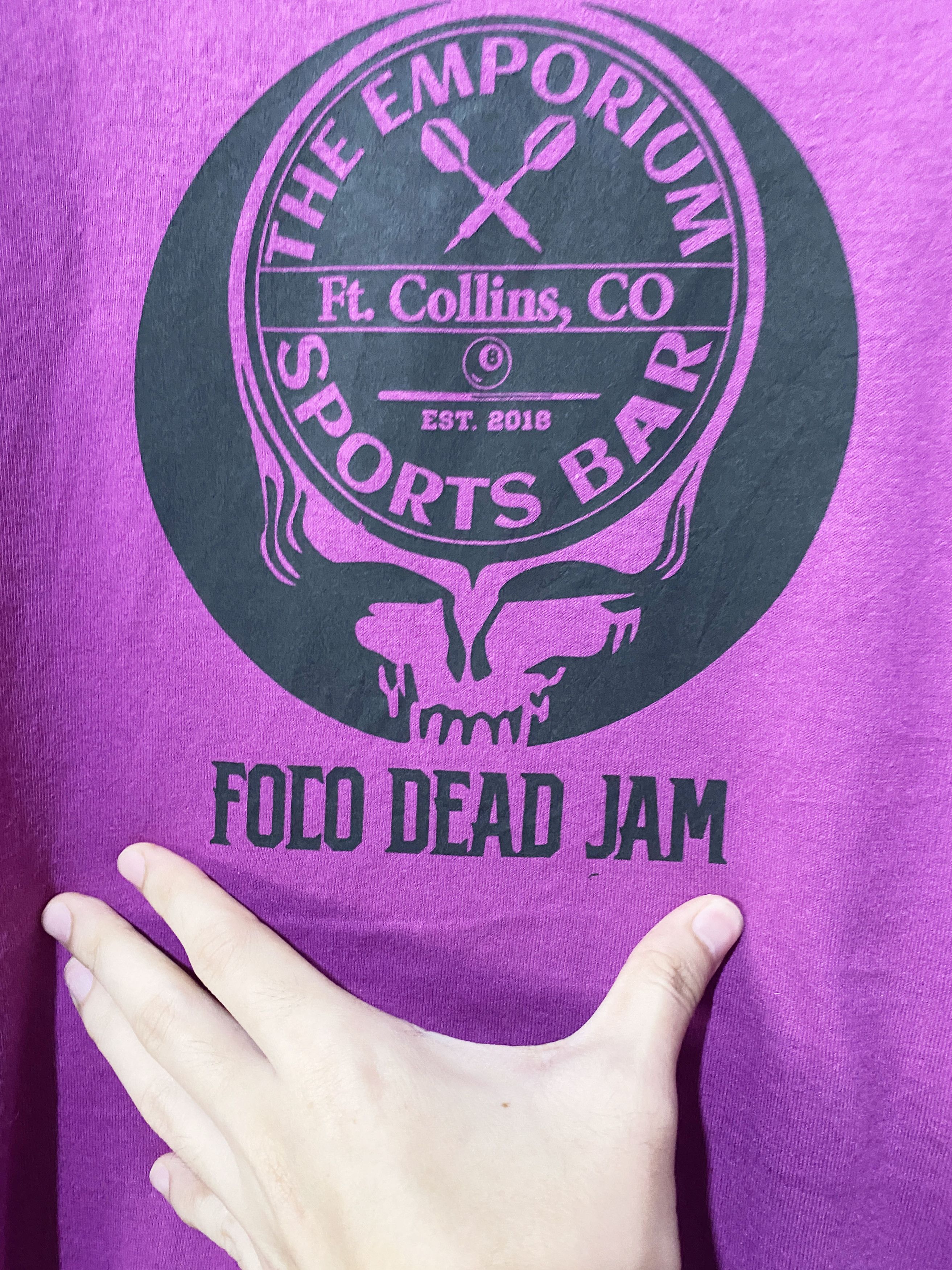 Band Tees × Grateful Dead × Vintage Vintage 90s Foco Dead Jam Emporium Sports Bar Shirt Size US L / EU 52-54 / 3 - 2 Thumbnail