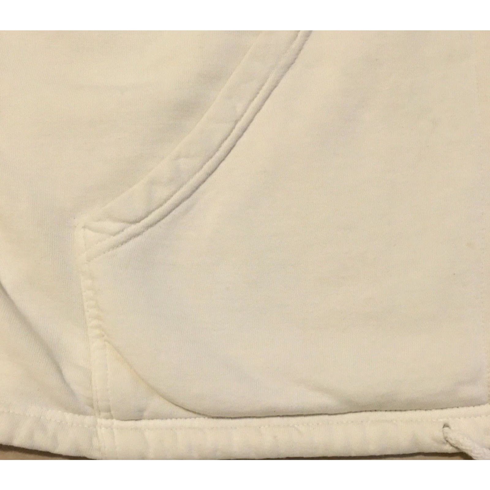 Vintage Vtg 90s BUM Equipment Faded Distress Boxy Hoodie XL Men White Oversized Pullover Sweatshirt Size US XL / EU 56 / 4 - 6 Thumbnail