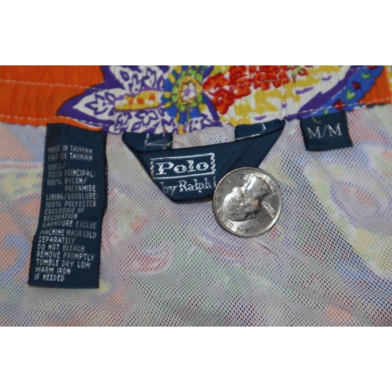 Polo Ralph Lauren Polo Ralph Lauren Classic Paisley Swim Trunks Size Medium Size US 33 - 3 Thumbnail