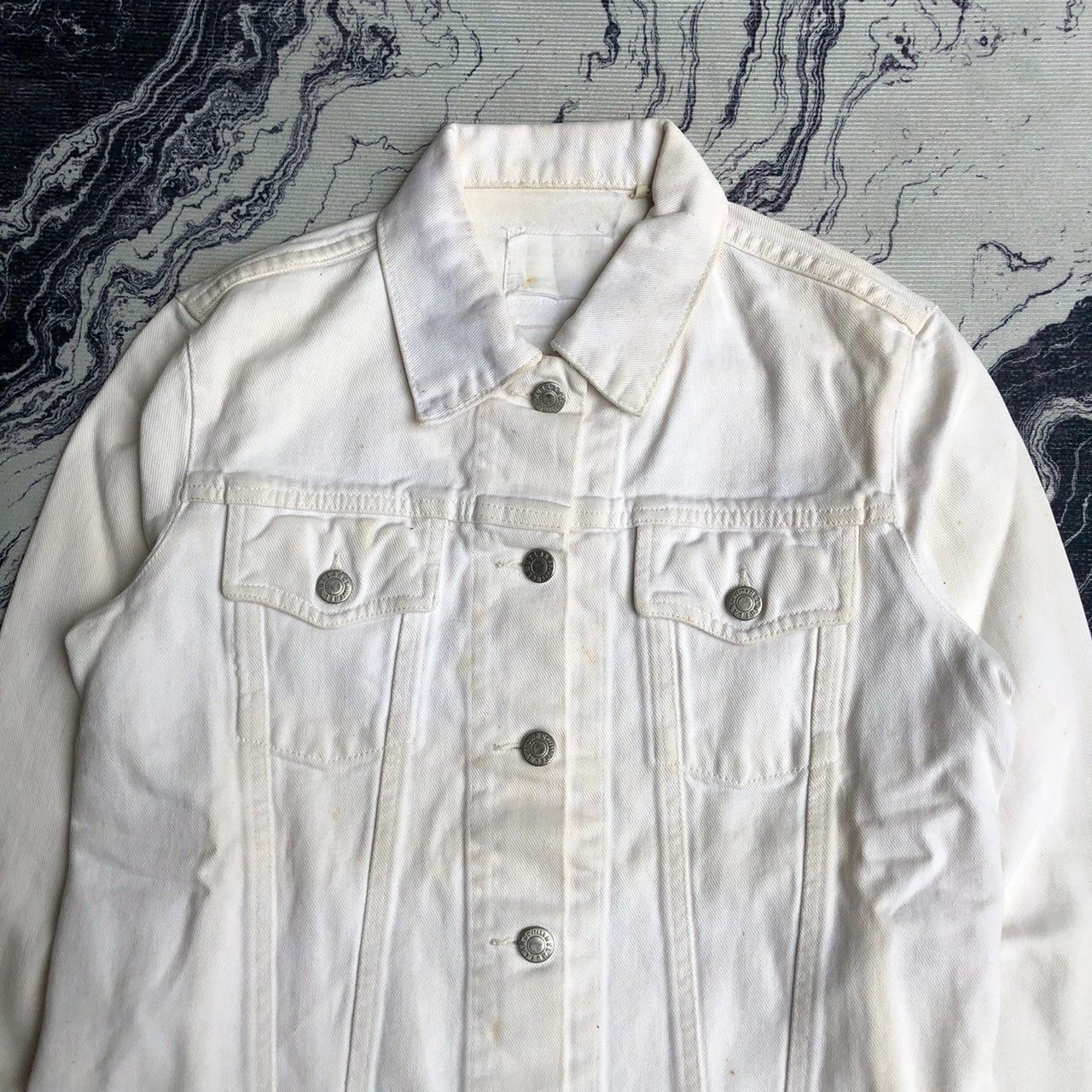 Helmut Lang RARE Helmut Lang 1998 Denim Oversleeve Jackets Size S / US 4 / IT 40 - 2 Thumbnail