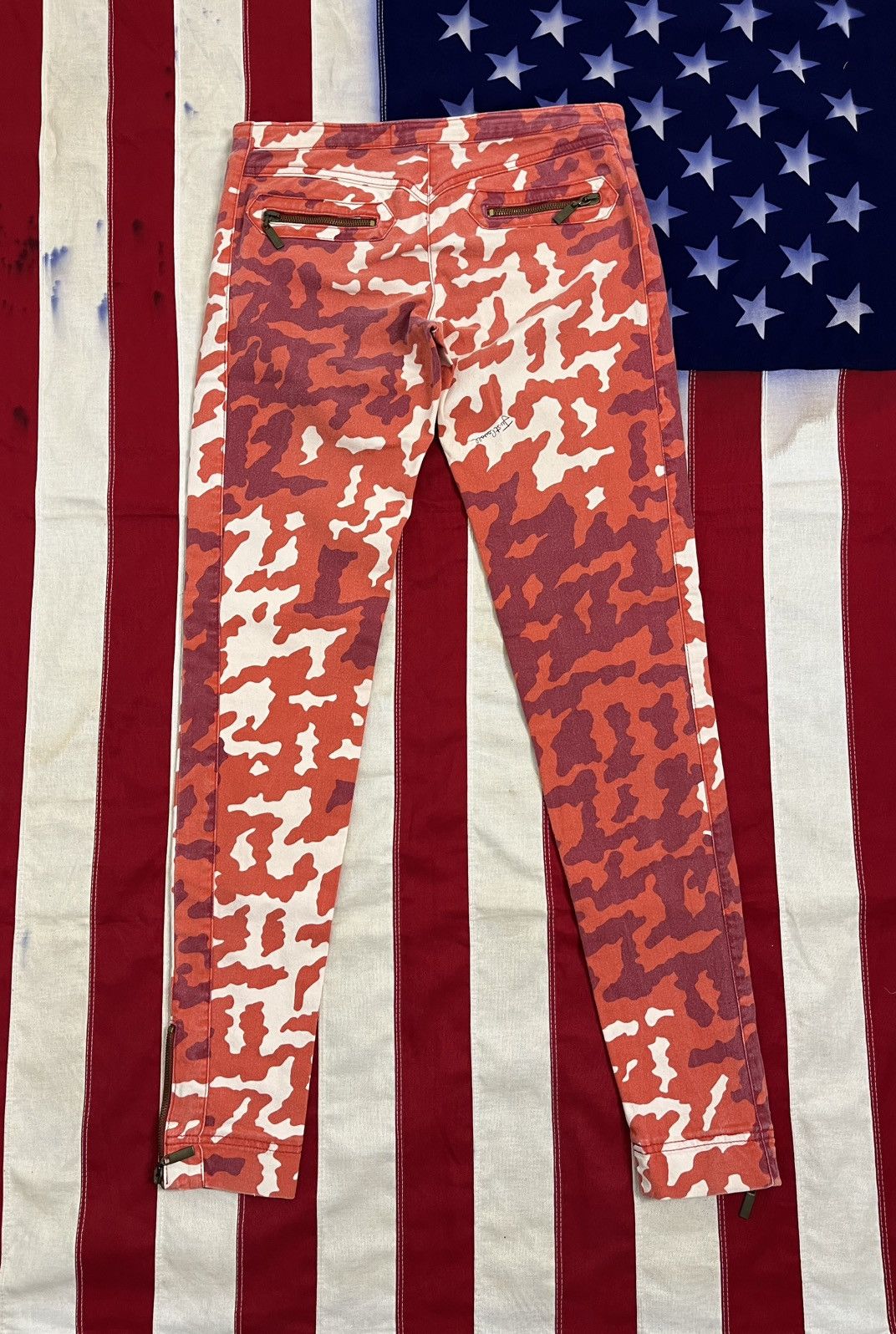 Just Cavalli Vintage Just Cavalli Camouflage Skinny Jeans Statement Piece Size 26" / US 2 / IT 38 - 2 Thumbnail