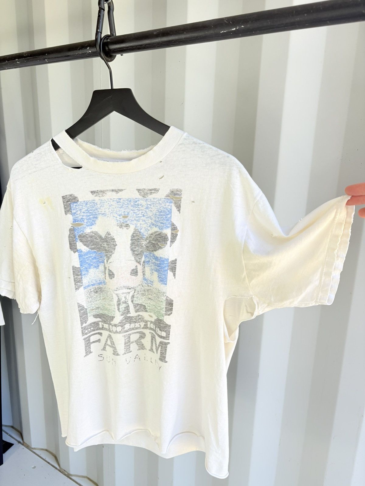 Vintage Too Sexy Thrashed Distressed Faded Grunge Thin Band Size US XL / EU 56 / 4 - 4 Thumbnail