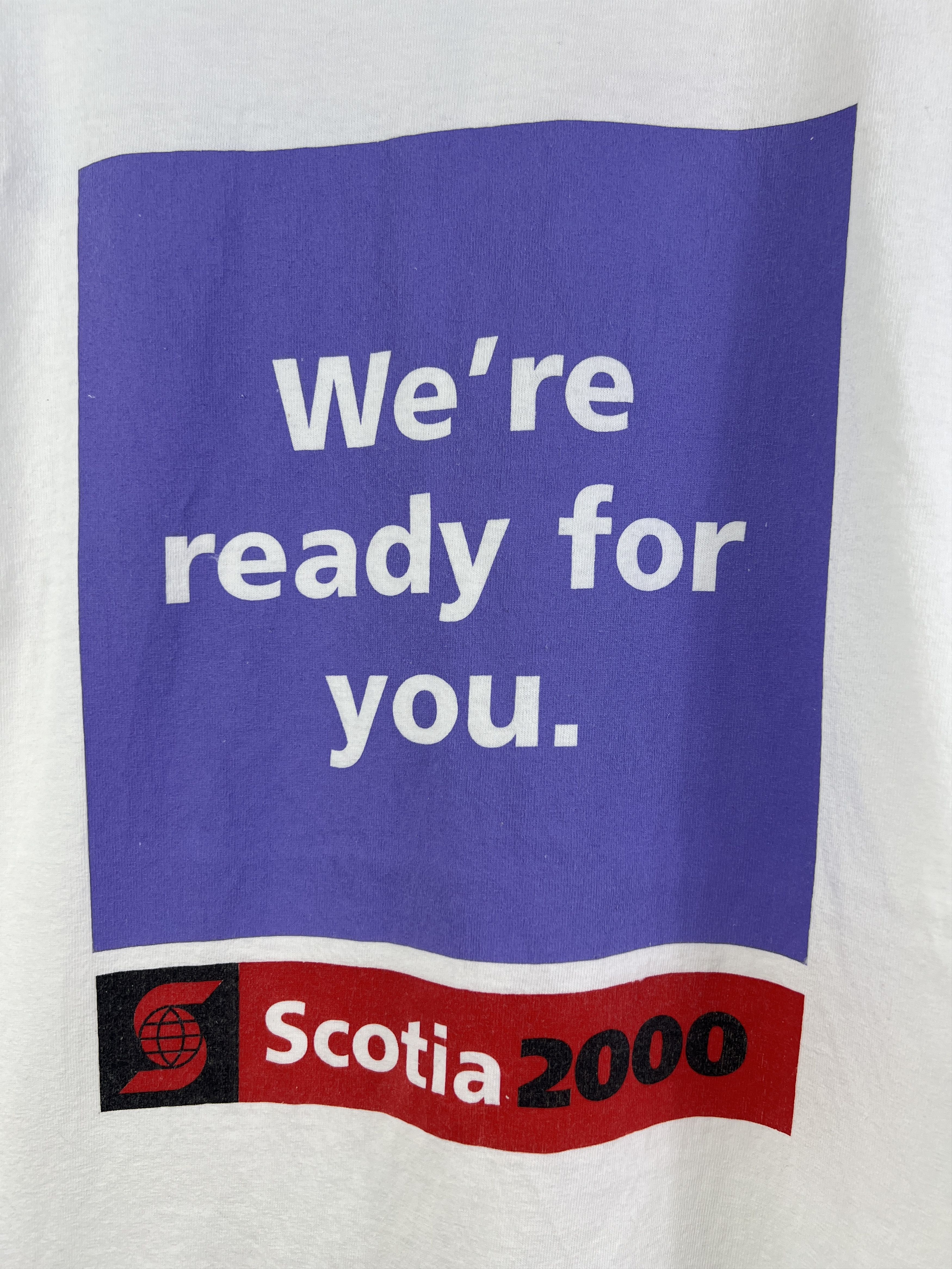 Vintage No.4689 Vintage Y2K Graphic Tee Scotia 2000 (L) Size US L / EU 52-54 / 3 - 2 Thumbnail