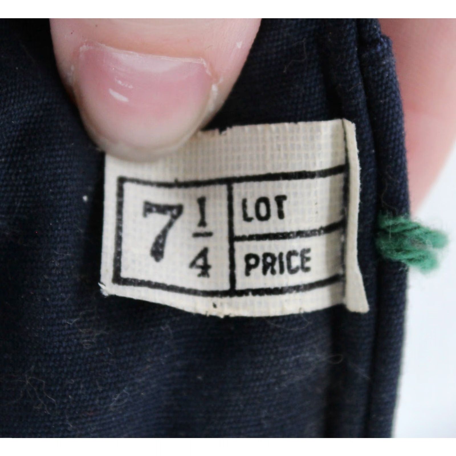Vintage Men's VTG 1930s Navy Blue Cotton Cap Sz 7 1/4 Hat 30s Size ONE SIZE - 8 Thumbnail
