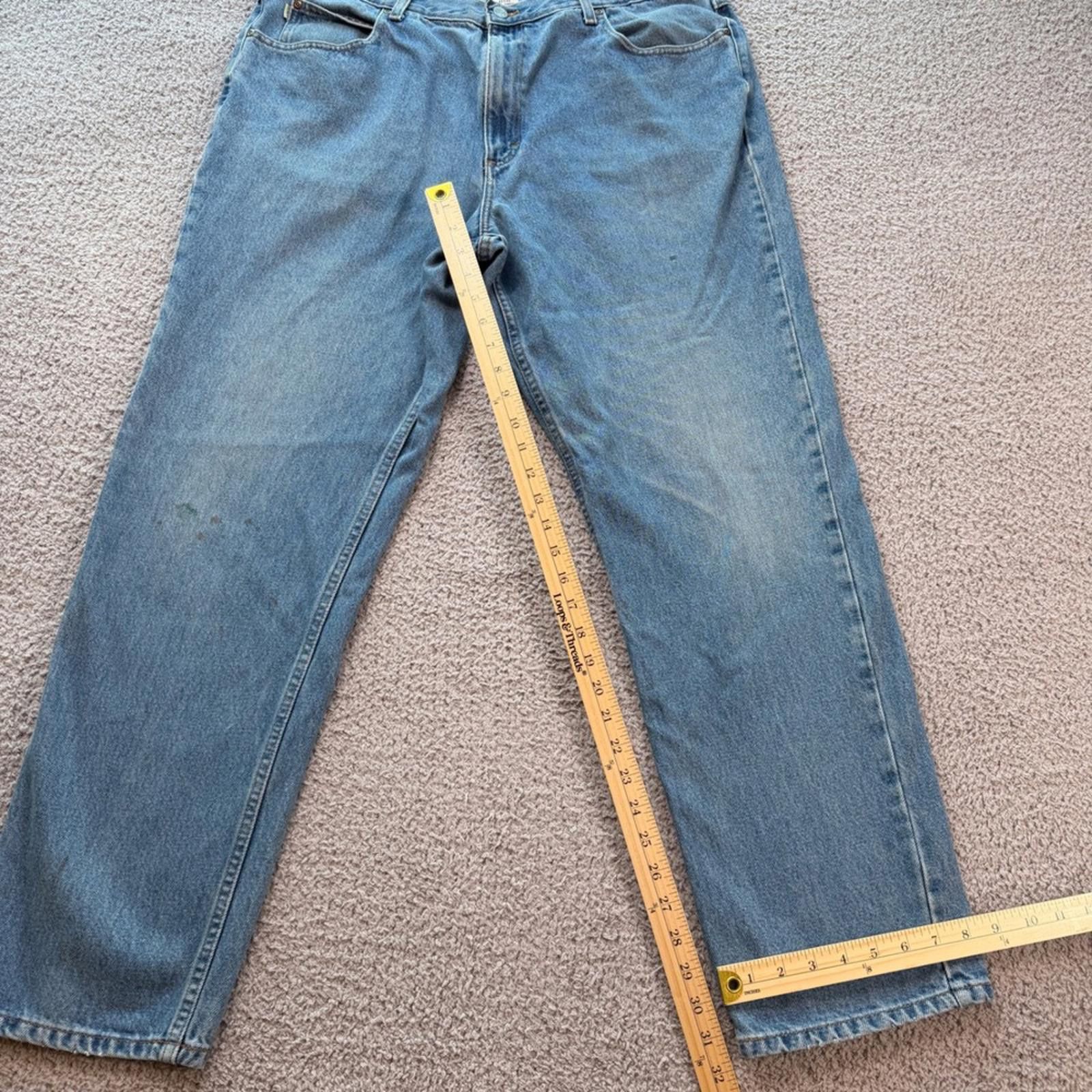 L.L. Bean L.L.Bean Classic Fit Jeans 40x32 Relaxed Straight Leg Faded Size US 40 / EU 56 - 4 Thumbnail