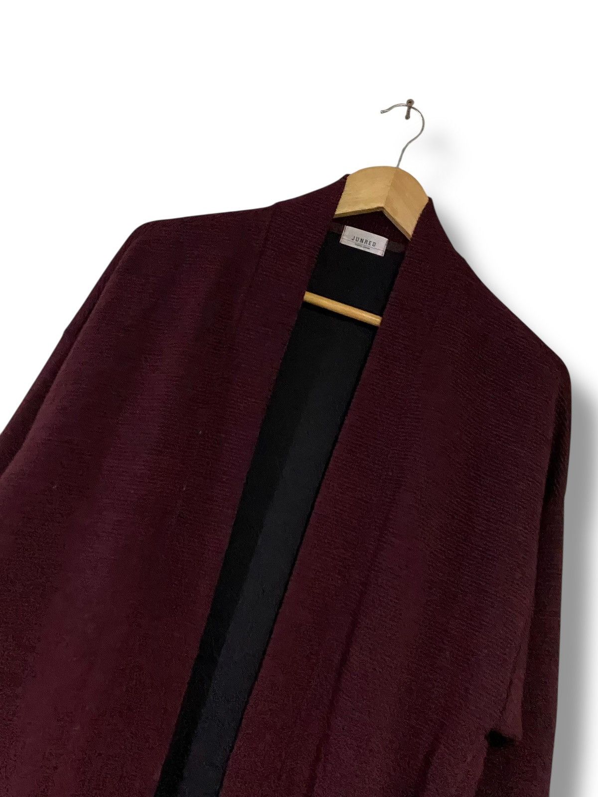 Japanese Brand JUNRED TOKYO Ribbed Long Open Cardigan (154) Size US S / EU 44-46 / 1 - 4 Thumbnail