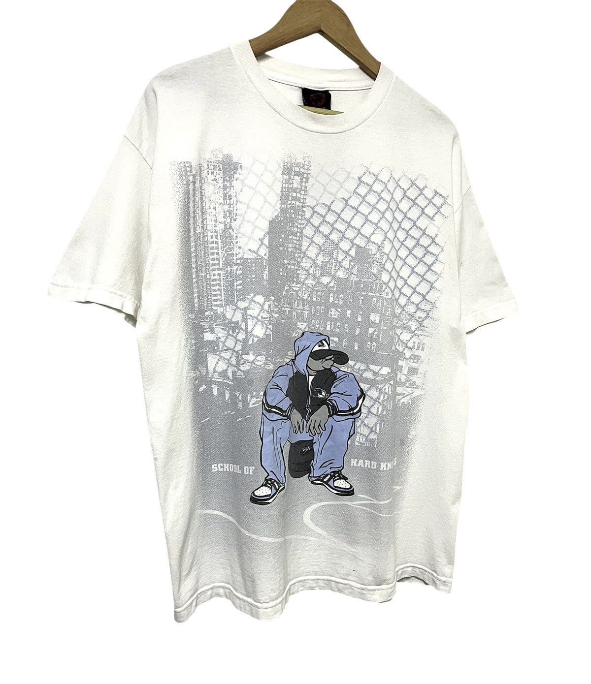 JNCO × Vintage VINTAGE Y2K SOHK SCHOOL OF HARD KNOCKS HIP HOP RAP TSHIRT Size US XL / EU 56 / 4 - 2 Thumbnail