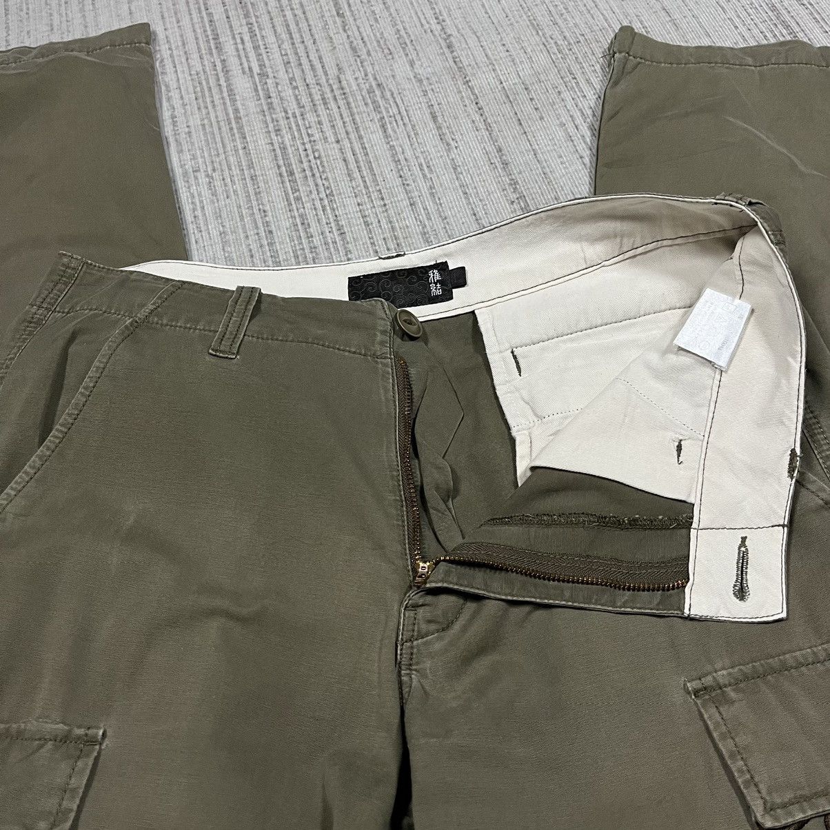 If Six Was Nine × Japanese Brand × Le Grande Bleu (L.G.B.) JapaneseBrand embroidery Army Cargo Pant Size US 34 / EU 50 - 16 Thumbnail