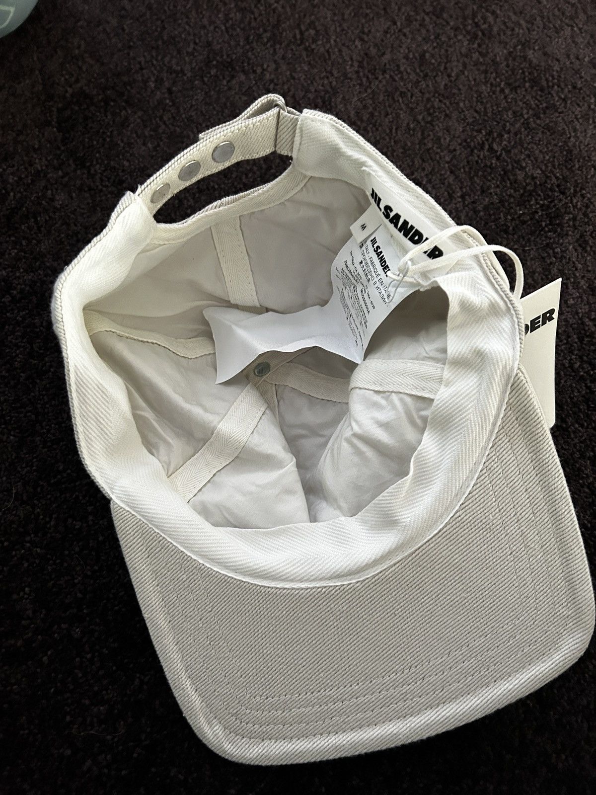 Jil Sander Jil Sander SS22 Cap white Size ONE SIZE - 3 Thumbnail