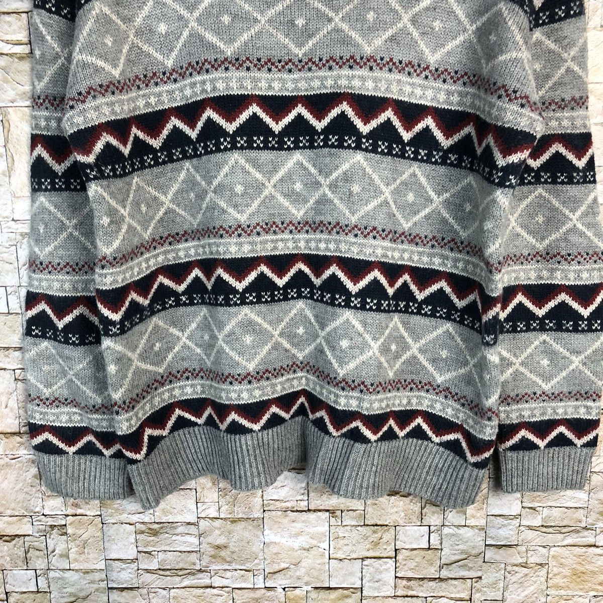 Homespun Knitwear DL Loy Taa Grey art vintage Knitwear #A262 Size US S / EU 44-46 / 1 - 6 Thumbnail