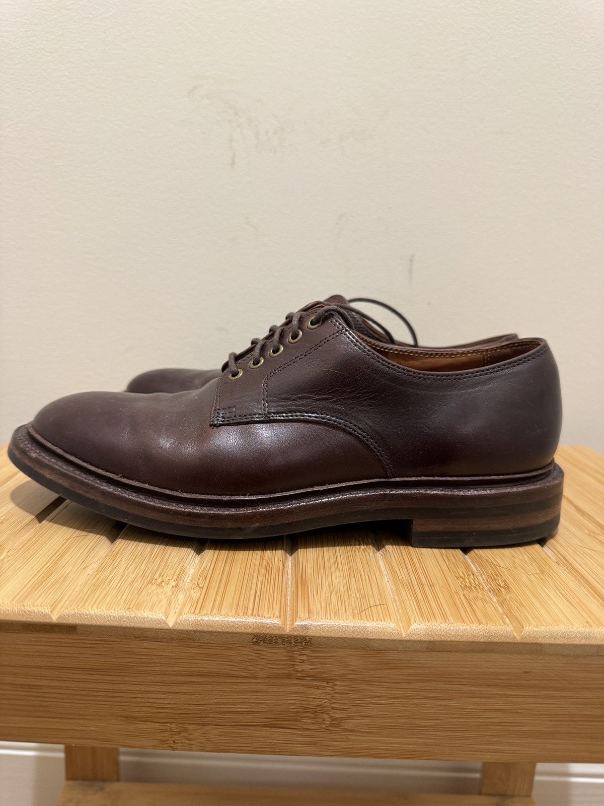 Grant Stone Grant Stone Country Derby Shoe Horween Brown CXL 6E Size US 6 / EU 39 - 3 Thumbnail