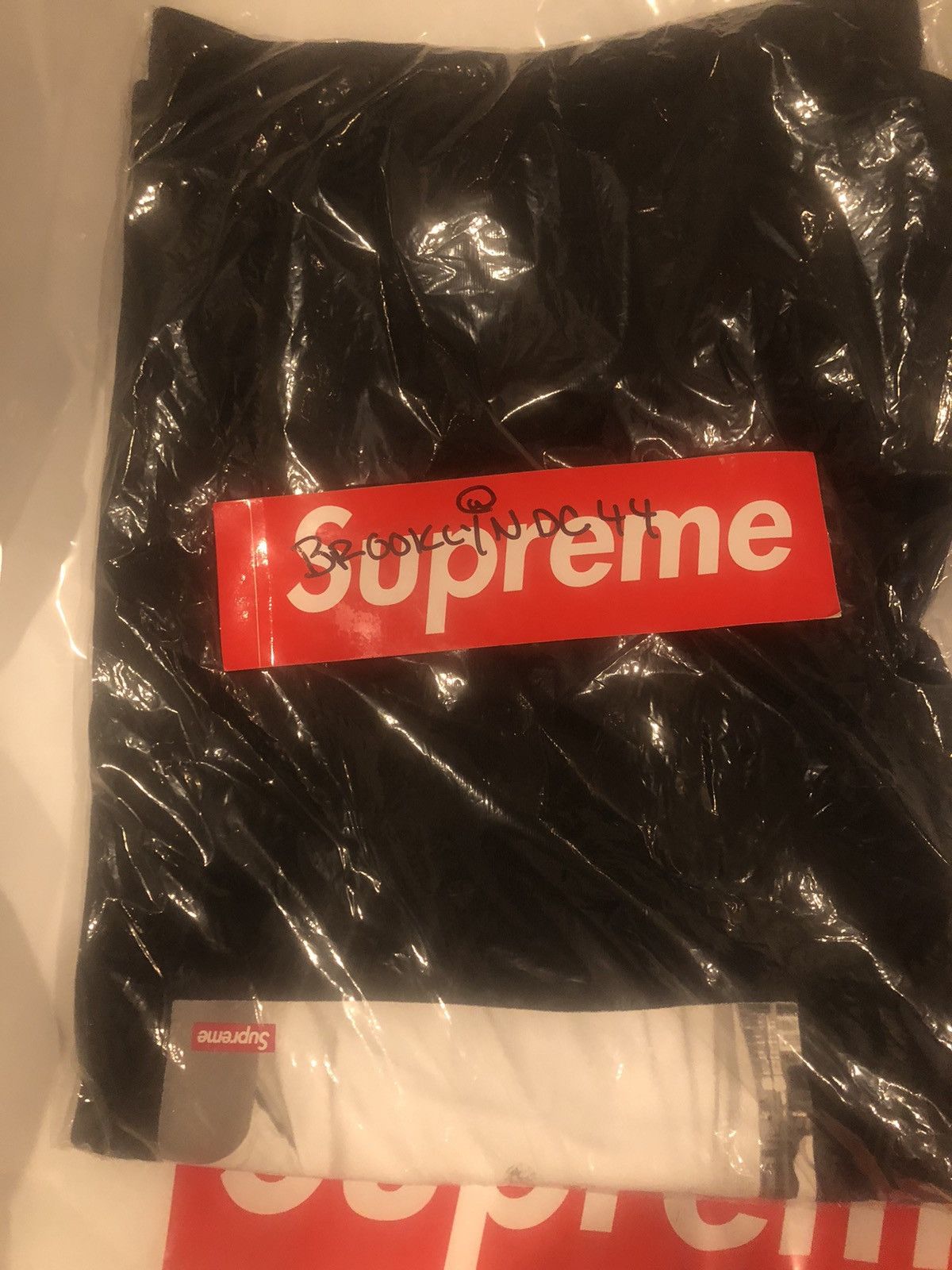Jordan Brand × Supreme Supreme Jordan BiggieTee Black XL FW24 Size US XL / EU 56 / 4 - 4 Thumbnail