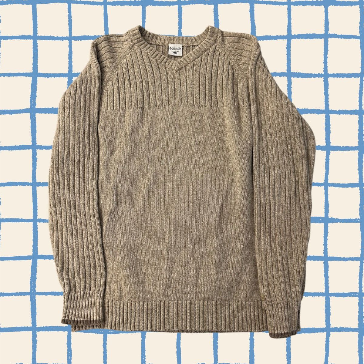 Columbia Vintage Columbia Sportswear Heavyweight Knit Jumper Size US L / EU 52-54 / 3 - 1 Thumbnail