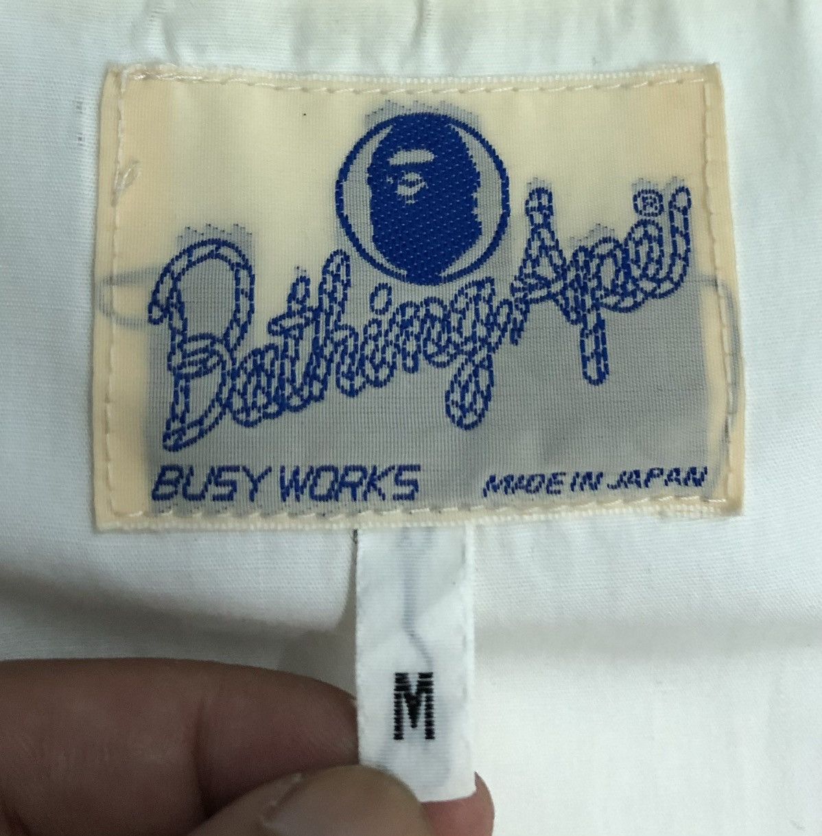 Bape Vintage A Bathing Ape (BAPE) Busy Works Windbreaker Jacket Size US M / EU 48-50 / 2 - 11 Thumbnail