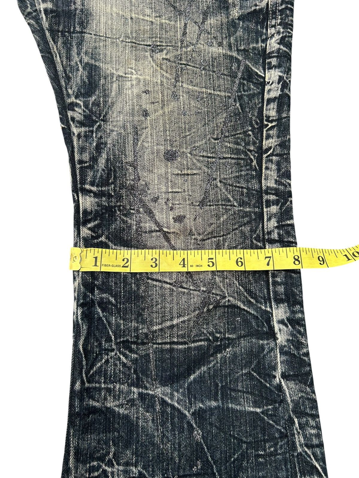 Seditionaries FLARE SKULL BLOW BY BLUE BUCKLE BACK PUNK DISTRESSED DENIM Size US 30 / EU 46 - 19 Thumbnail