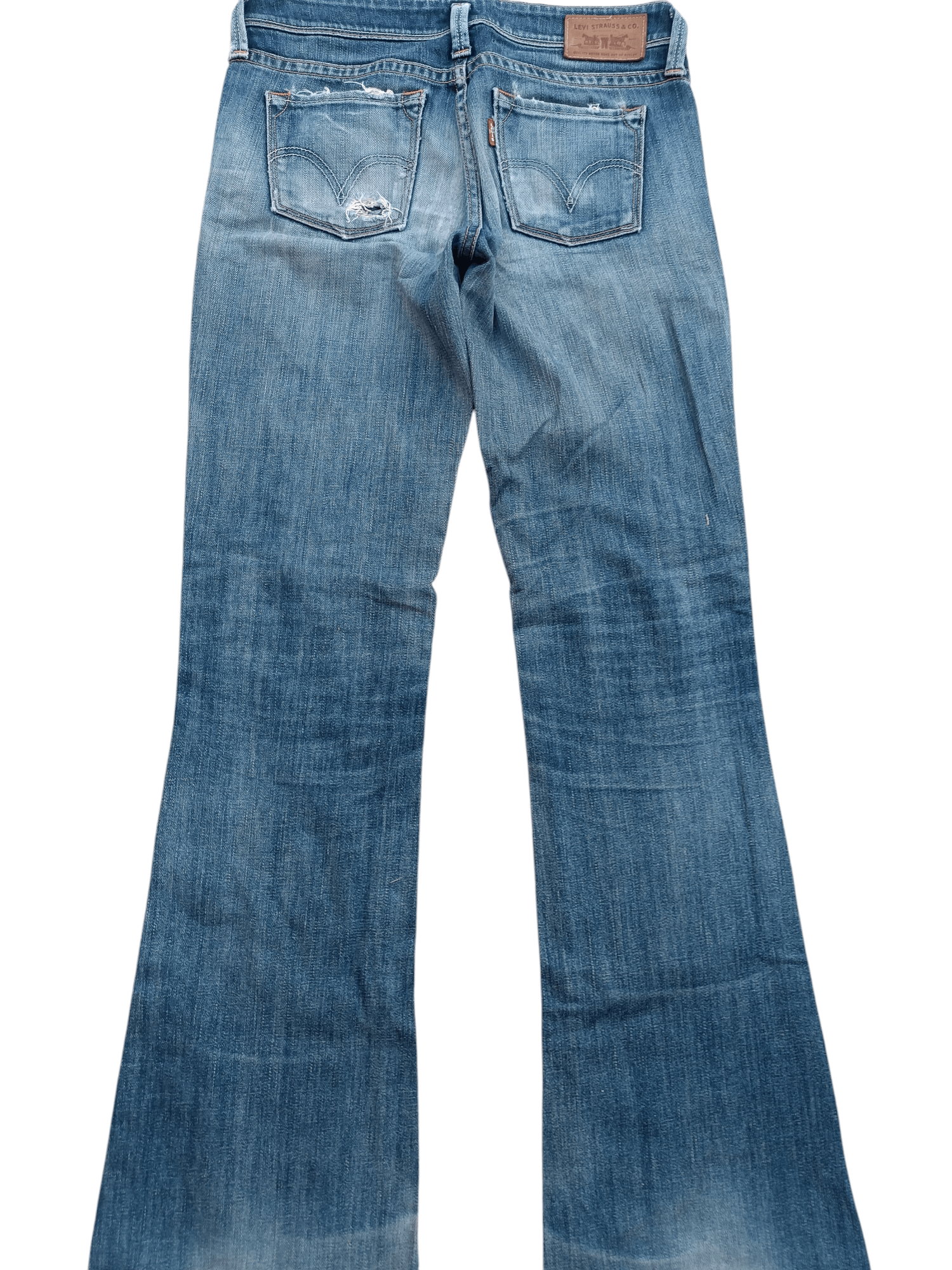 Levi's × Levi's Vintage Clothing × Vintage Vintage Levis Flared Faded Washed Distressed Denim E018 Size US 30 / EU 46 - 3 Thumbnail