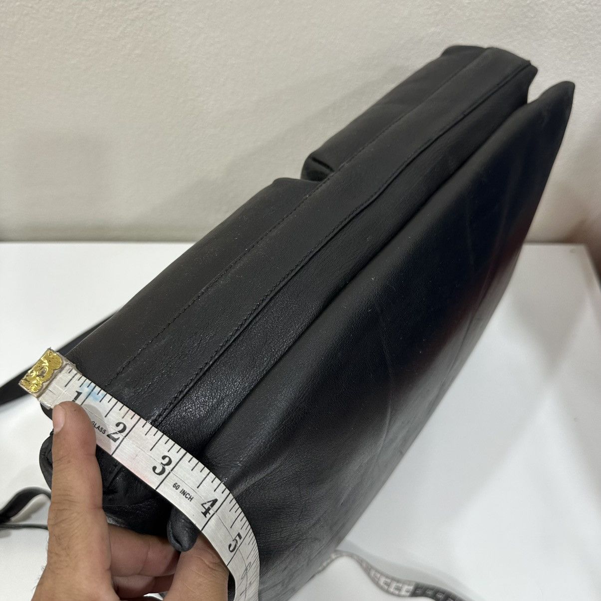 Gucci GUCCI BLACK LEATHER MESENGGER BAG 22 Size ONE SIZE - 15 Thumbnail