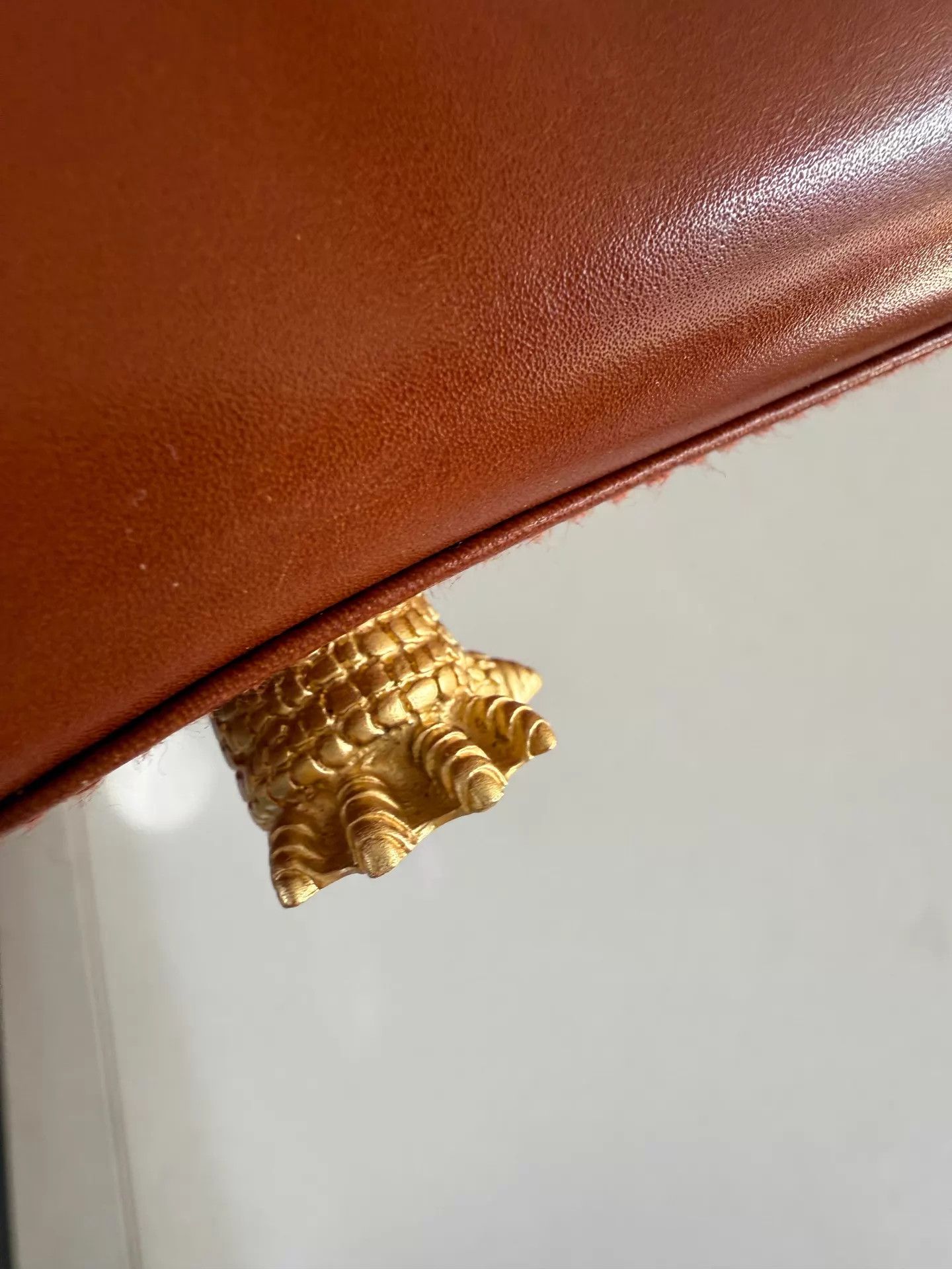 Other BKC 1991 Vintage Trophy Crocodile Caramel Box 2way Size ONE SIZE - 9 Thumbnail