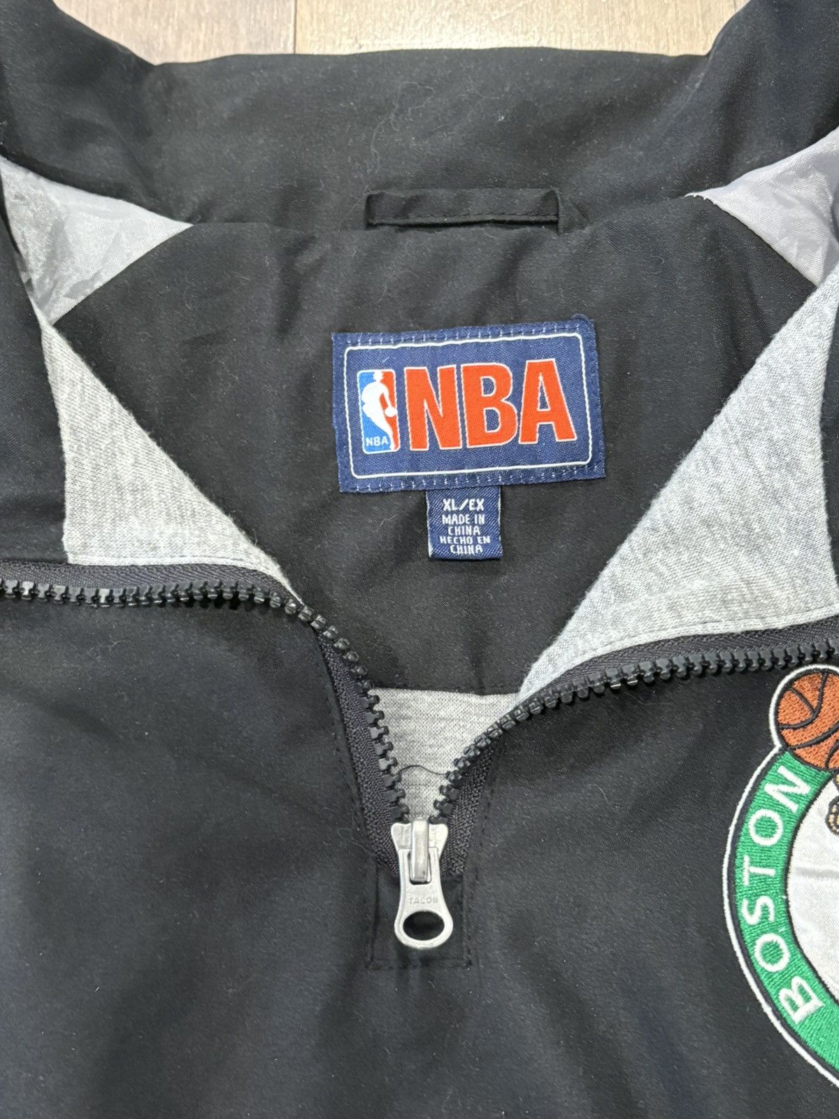 NBA NBA Boston Celtics Quarter Zip Windbreaker Jacket Size US XL / EU 56 / 4 - 5 Thumbnail