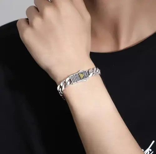 Other 941Silver Chain Bracelet Size ONE SIZE - 1 Thumbnail